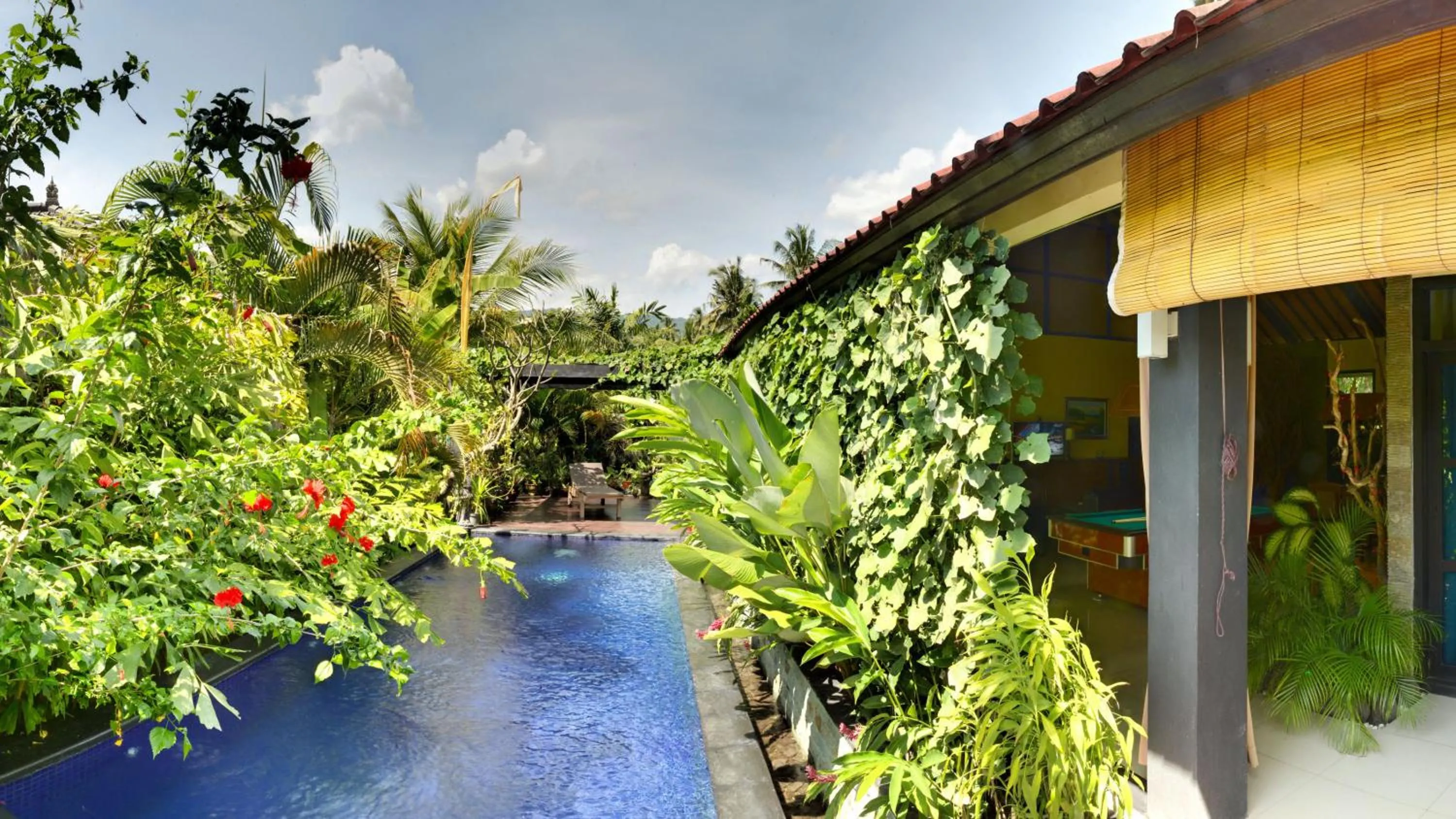 Pool view in Villa Latebra