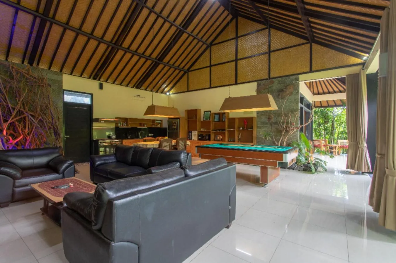 Living room in Villa Latebra