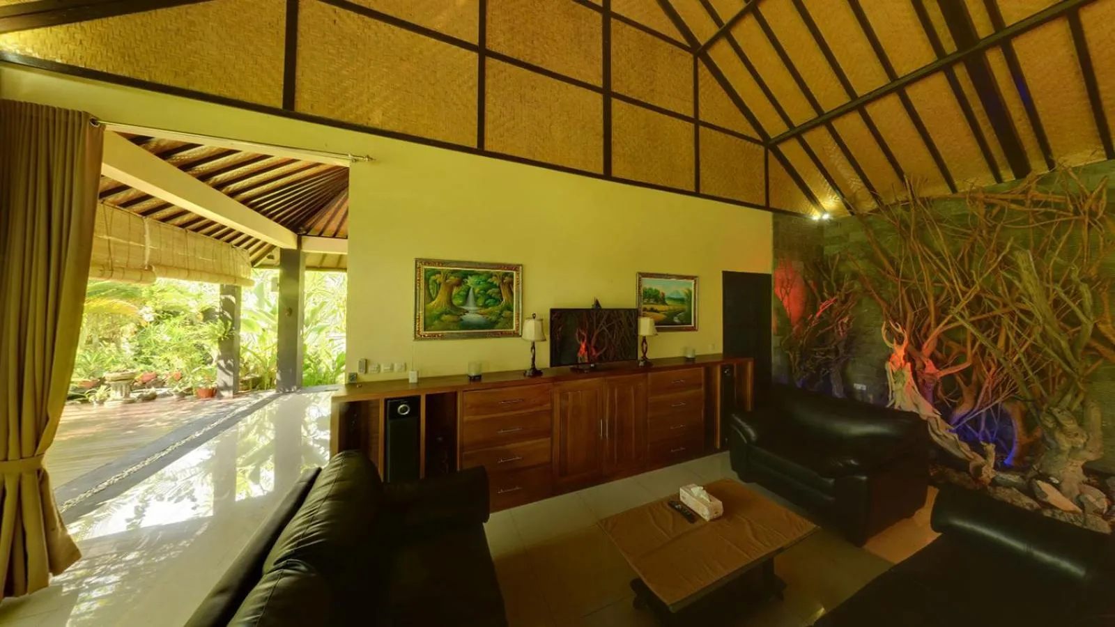 Living room in Villa Latebra