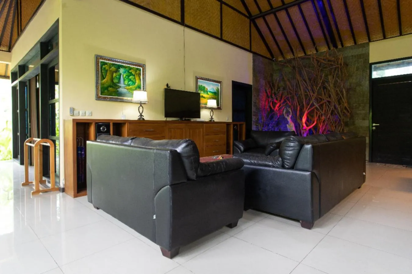 Living room in Villa Latebra