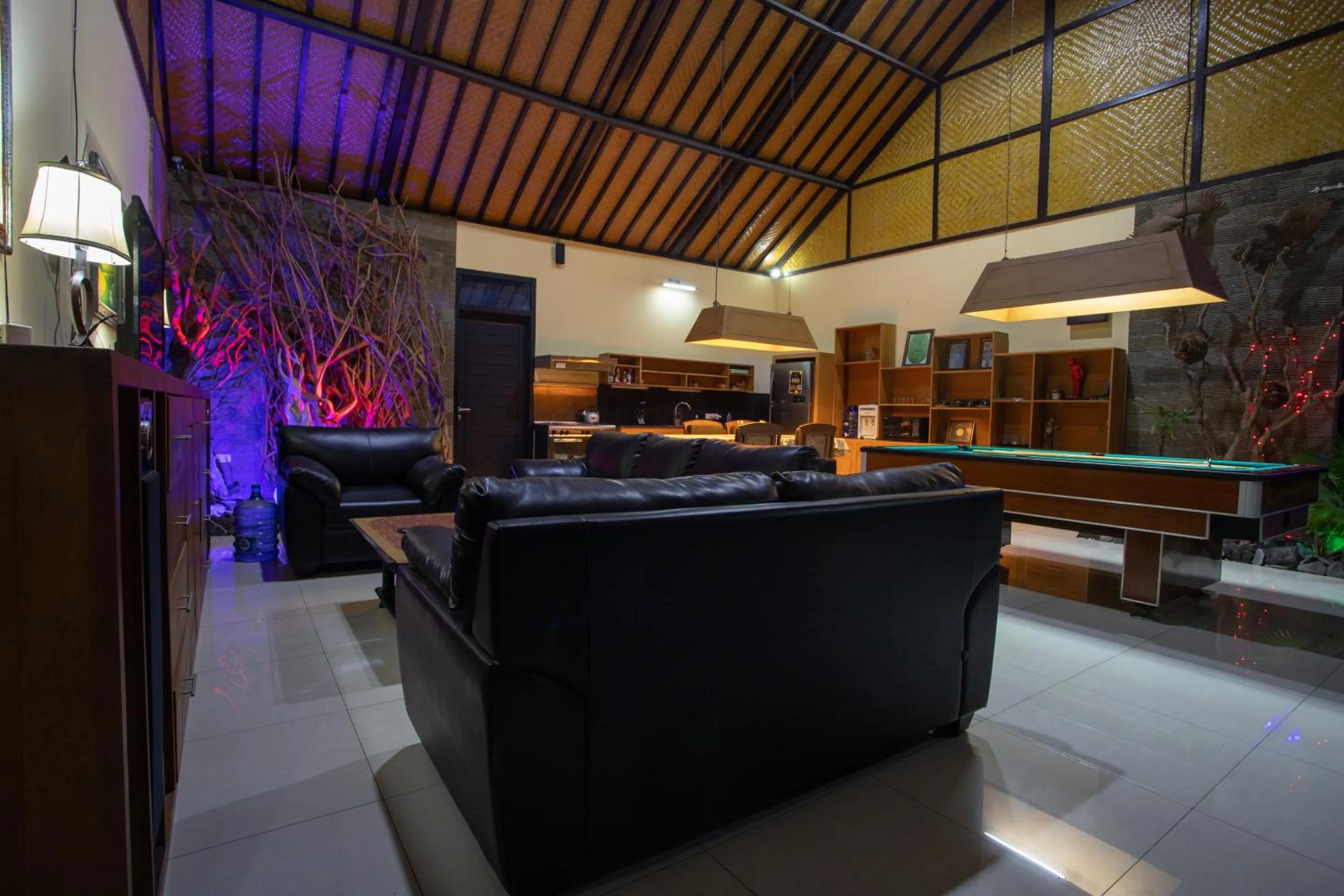 Living room in Villa Latebra