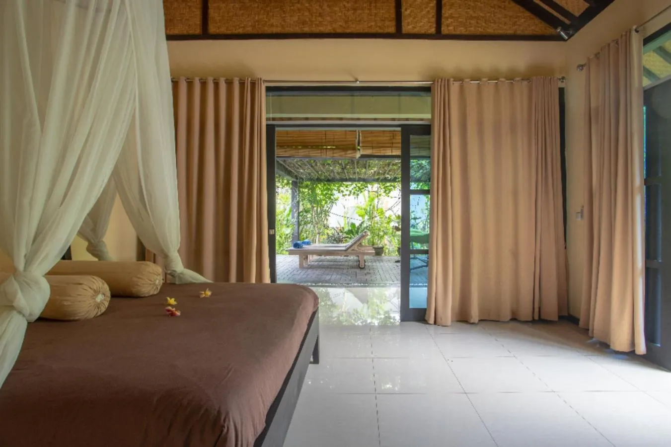 Bed in Villa Latebra