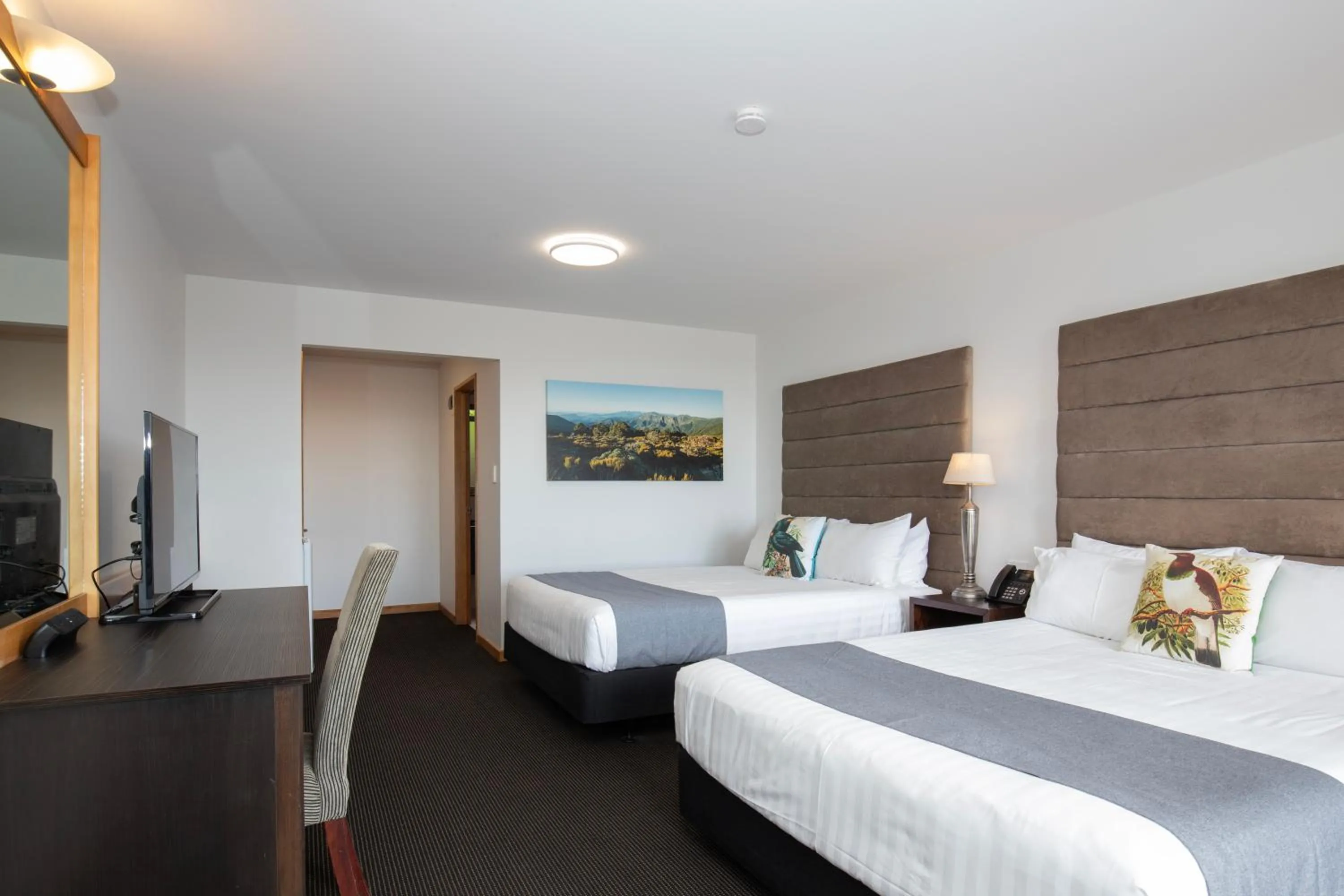 Bed in Scenic Hotel Punakaiki