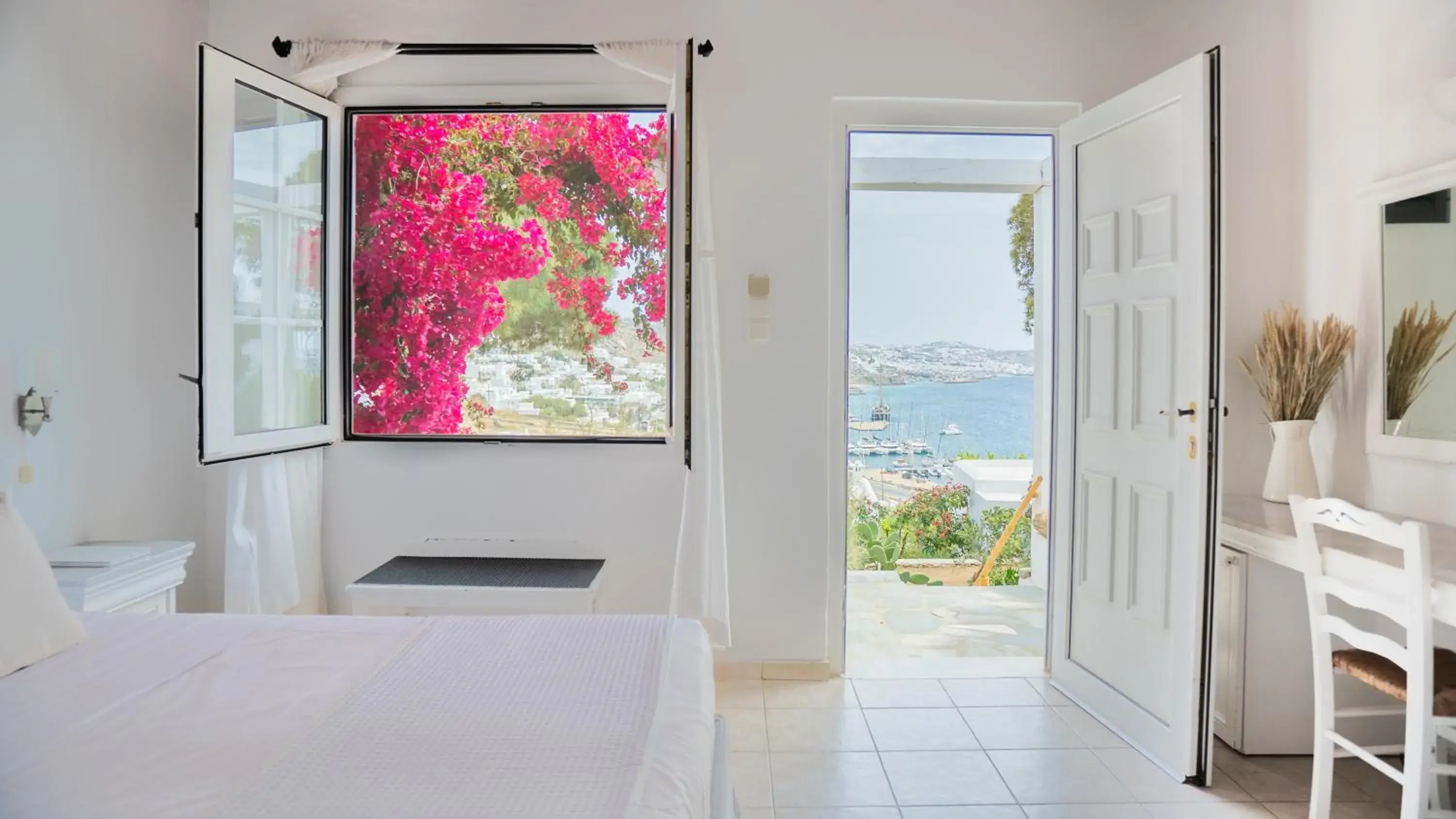 Bedroom, Bed in Rhenia Hotel Bedroom, Bed in Rhenia Hotel