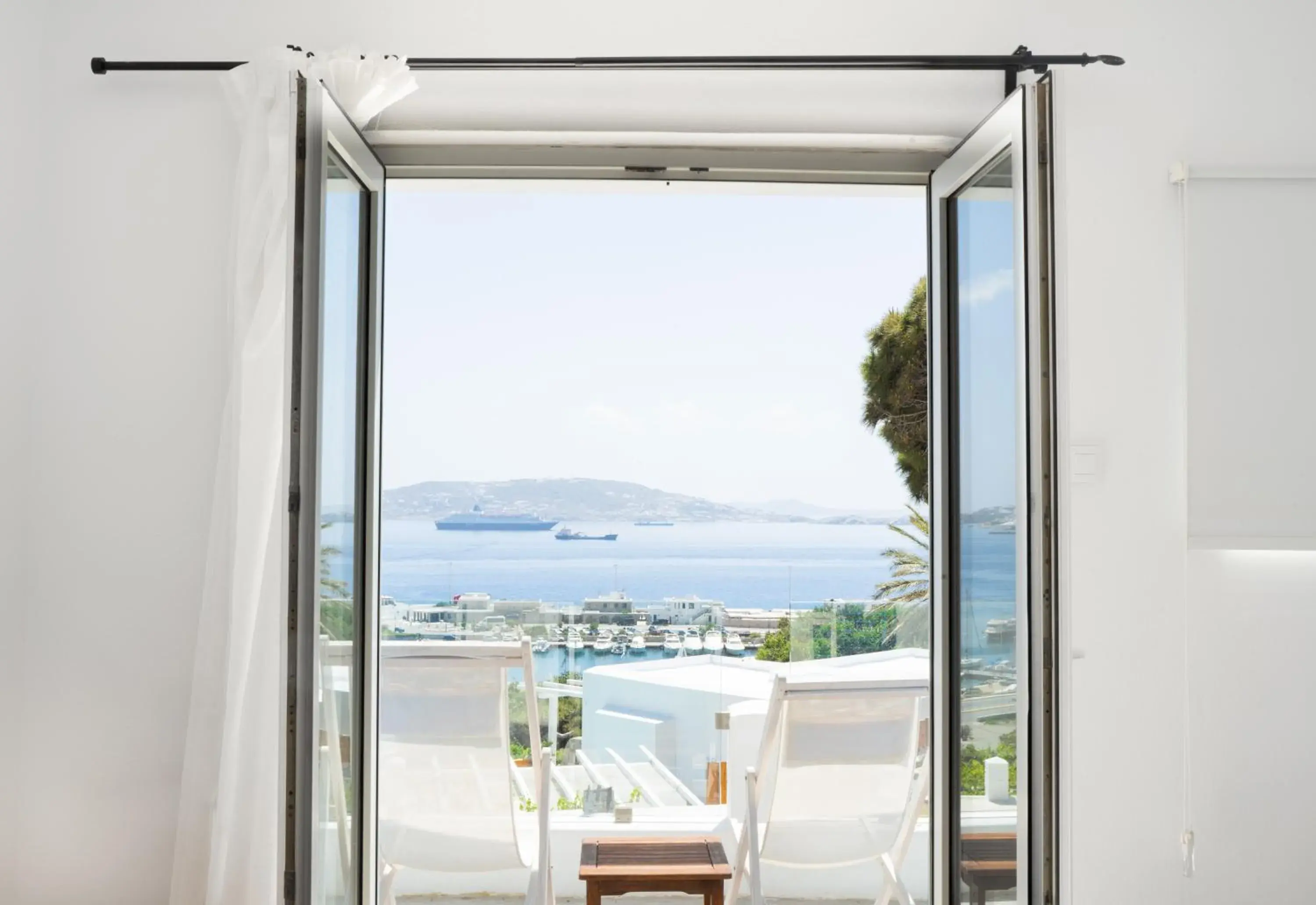 Sea view in Rhenia Hotel Sea view in Rhenia Hotel