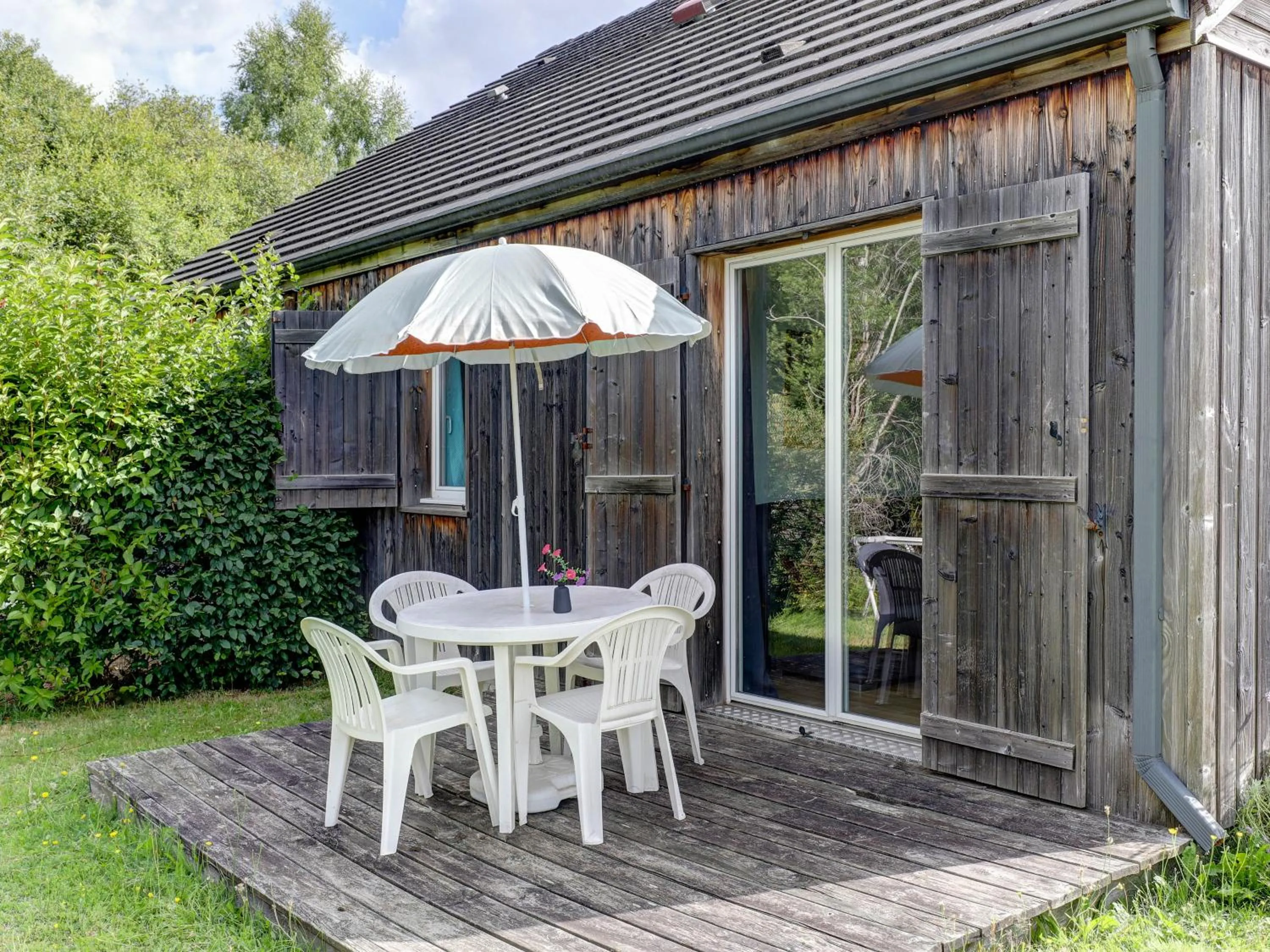 Balcony/Terrace in Vacancéole - Residence le Domaine du Bosquet