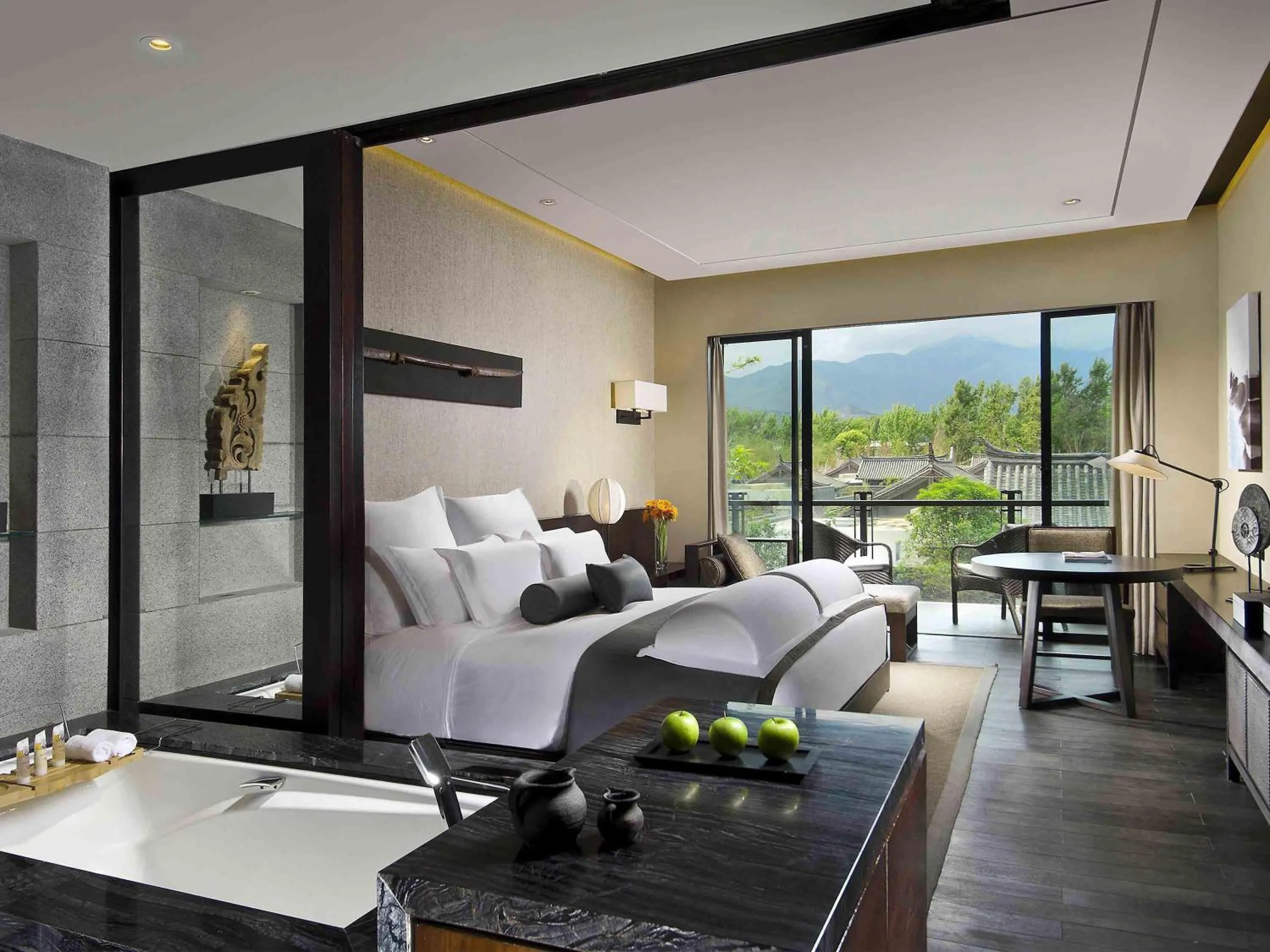 Bedroom in Pullman Lijiang Resort & Spa