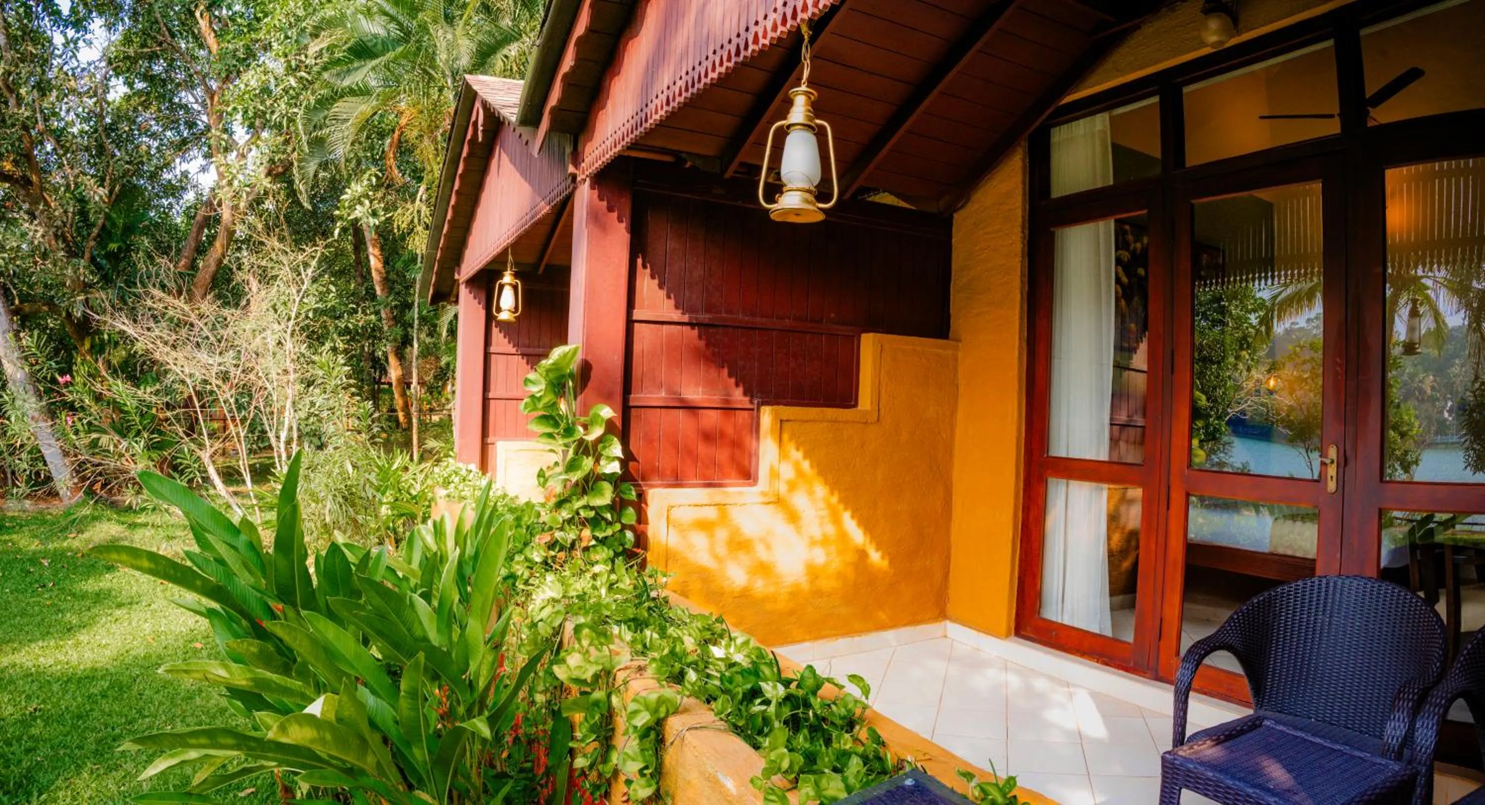 Balcony/Terrace in Fragrant Nature Backwater Resort & Ayurveda Spa Kollam