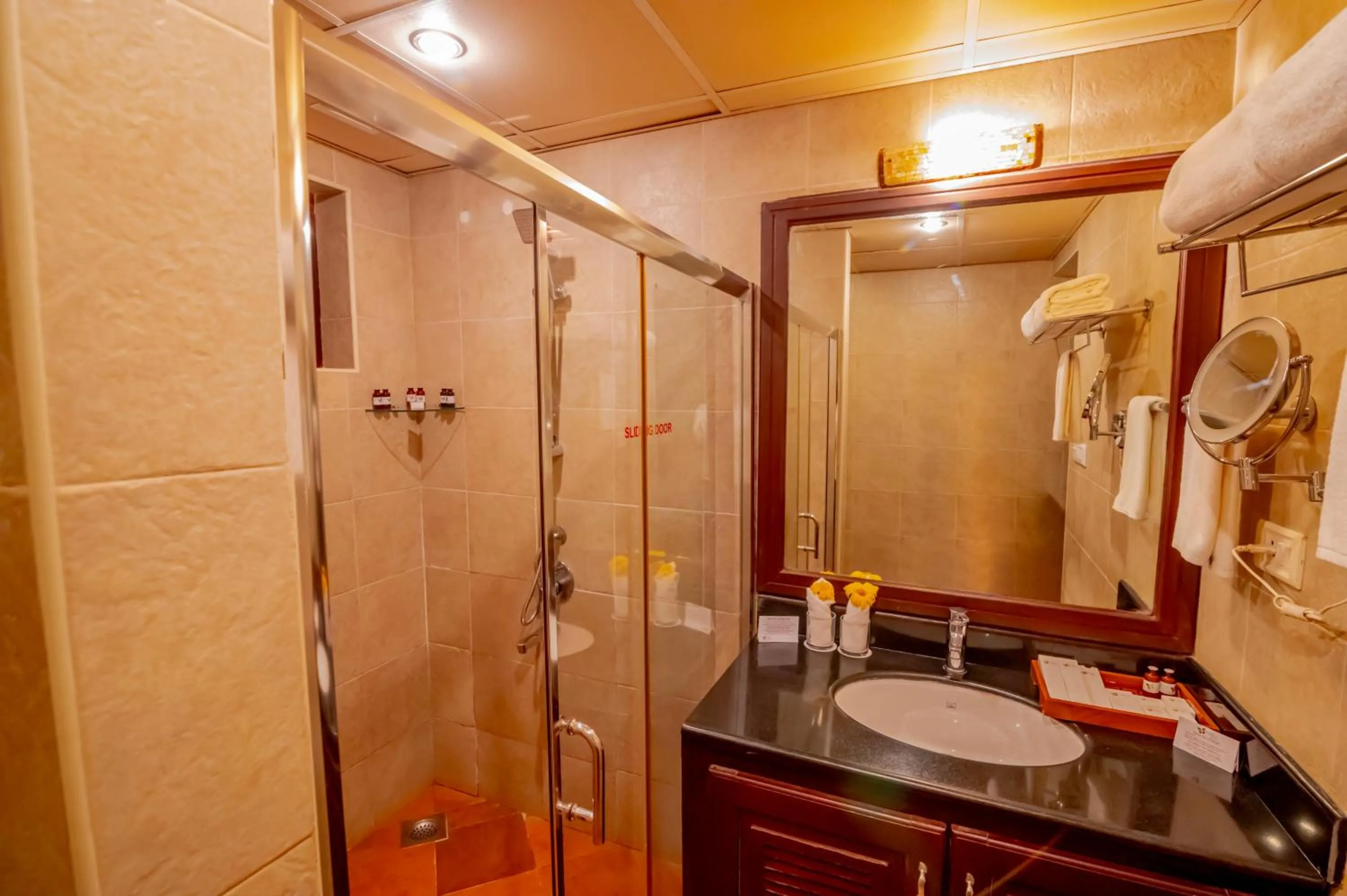 Bathroom in Fragrant Nature Backwater Resort & Ayurveda Spa Kollam