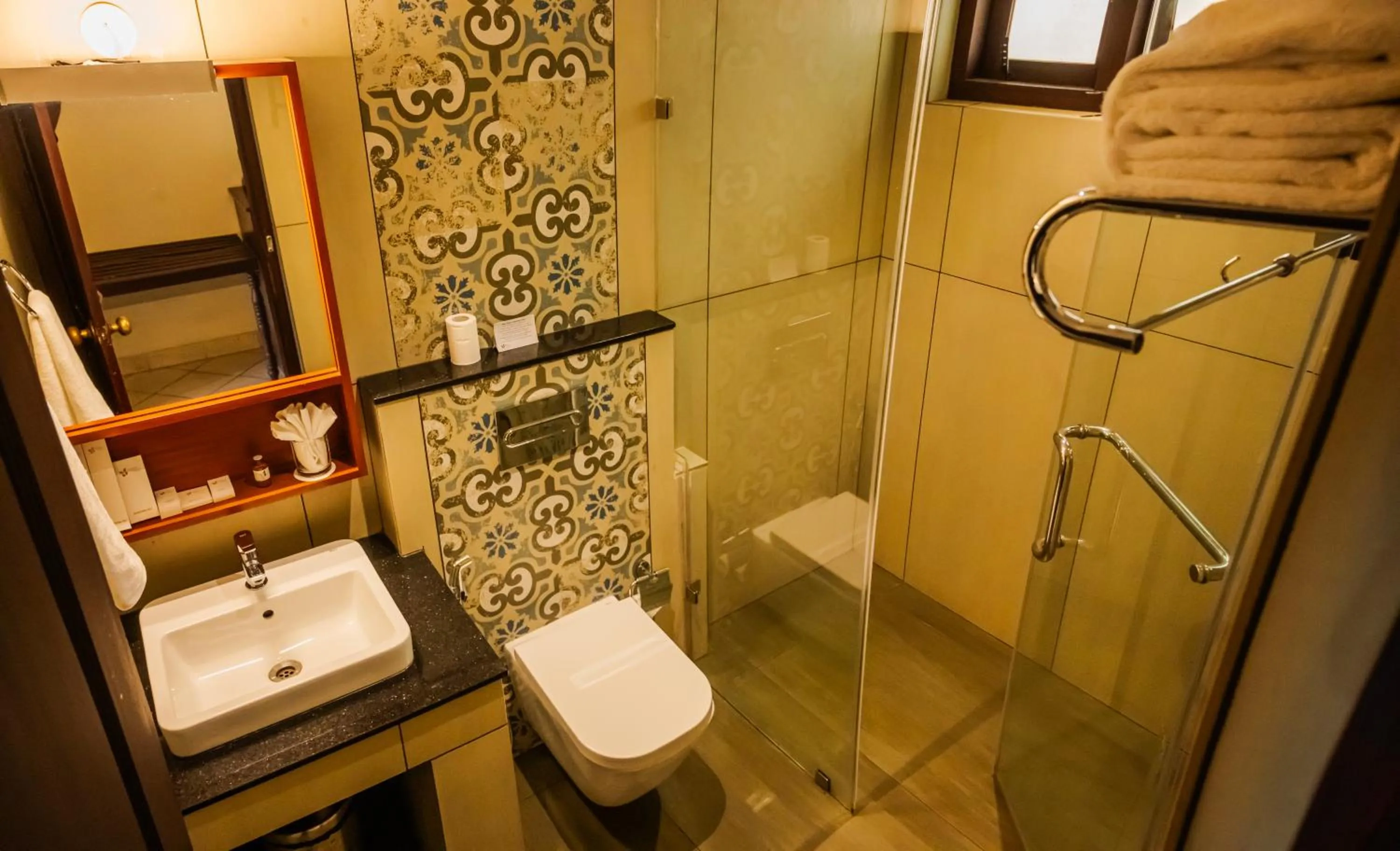 Bathroom in Fragrant Nature Backwater Resort & Ayurveda Spa Kollam