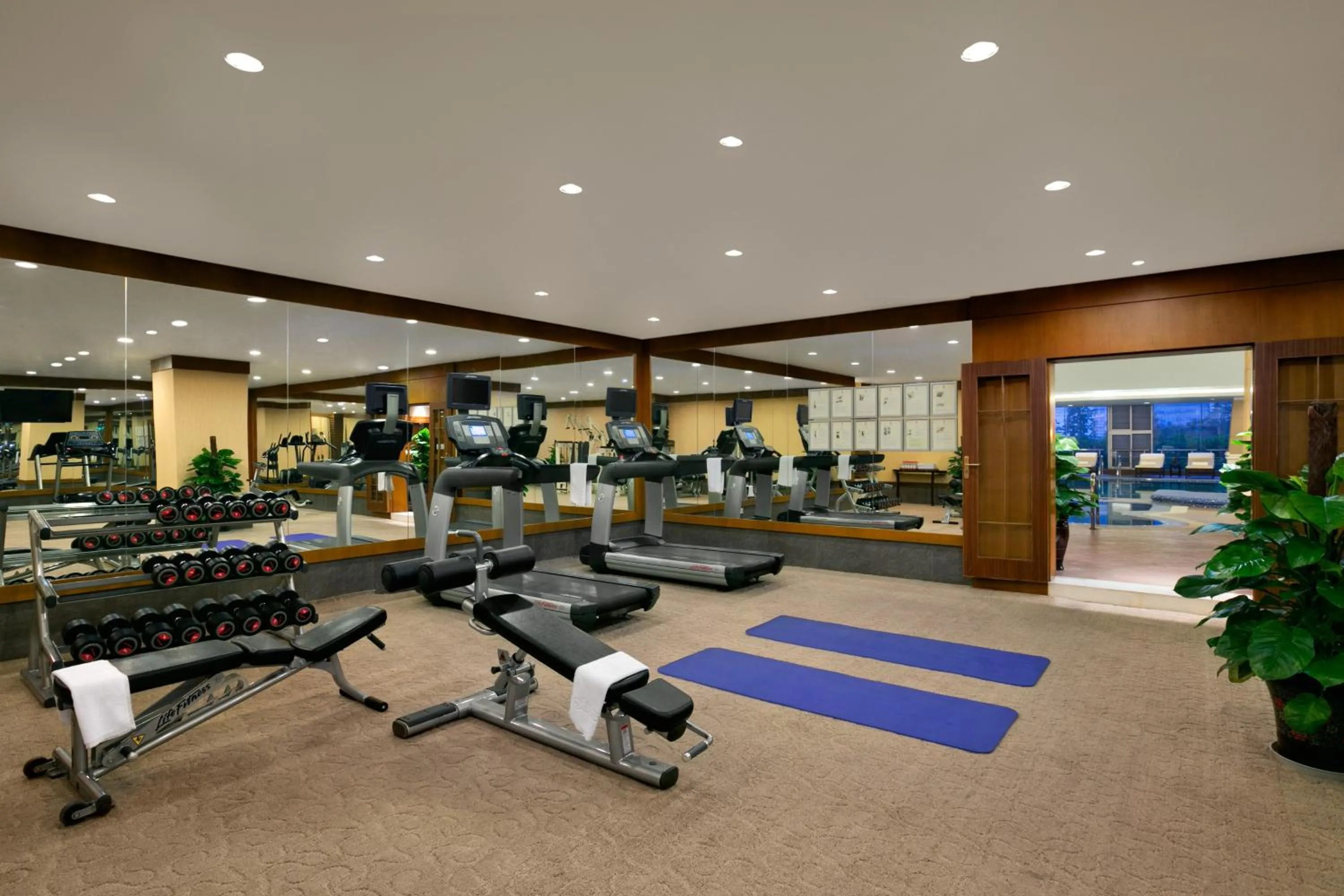 Fitness centre/facilities in Kempinski Hotel Chengdu-City Center