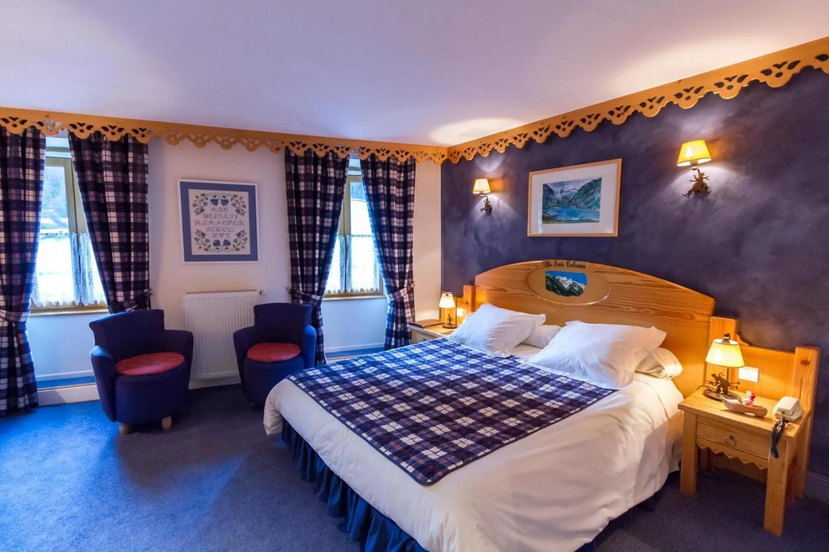 Bed in Hôtel Le Bois Joli