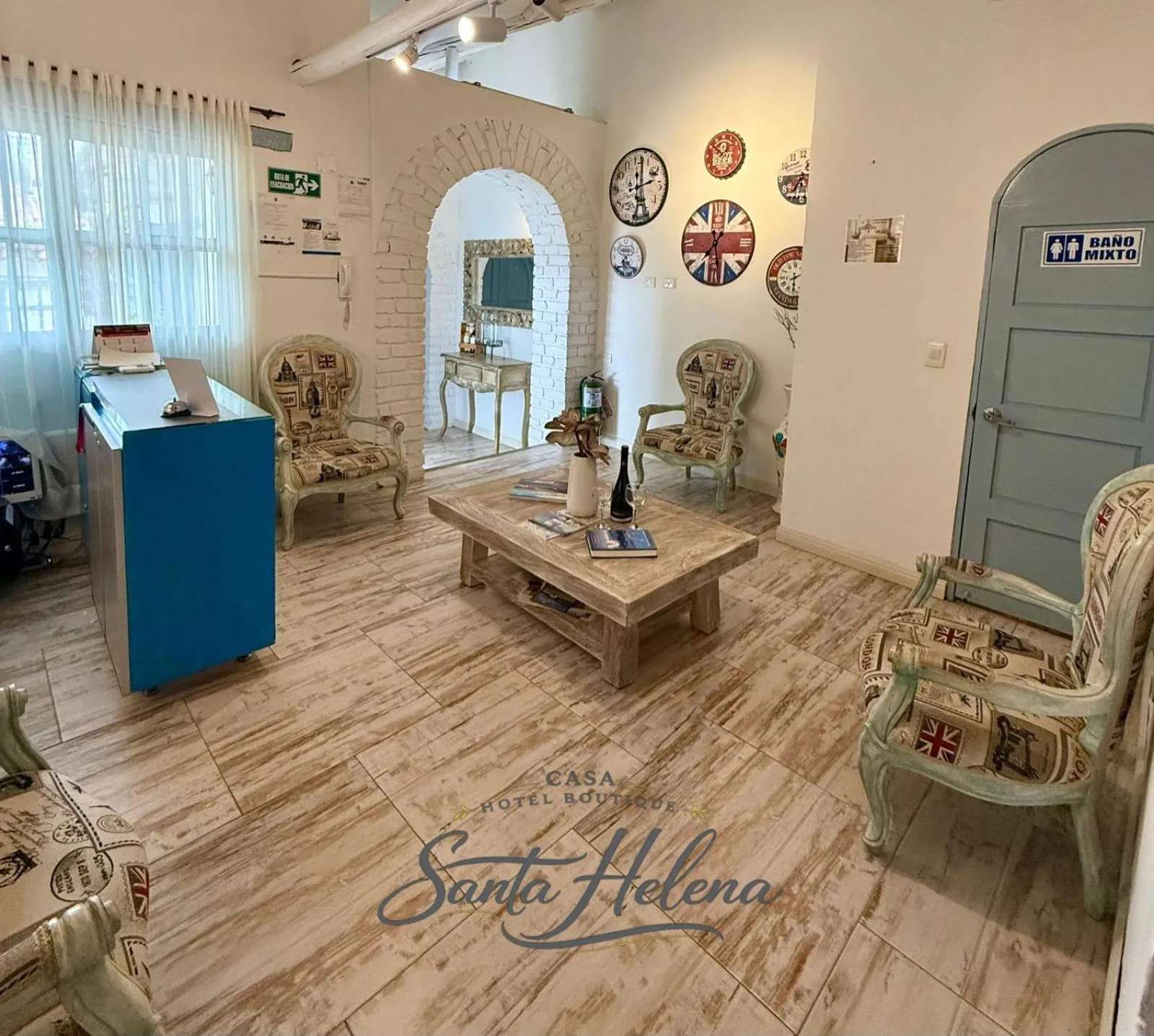 Lobby or reception in HOTEL BOUTIQUE Santa Helena