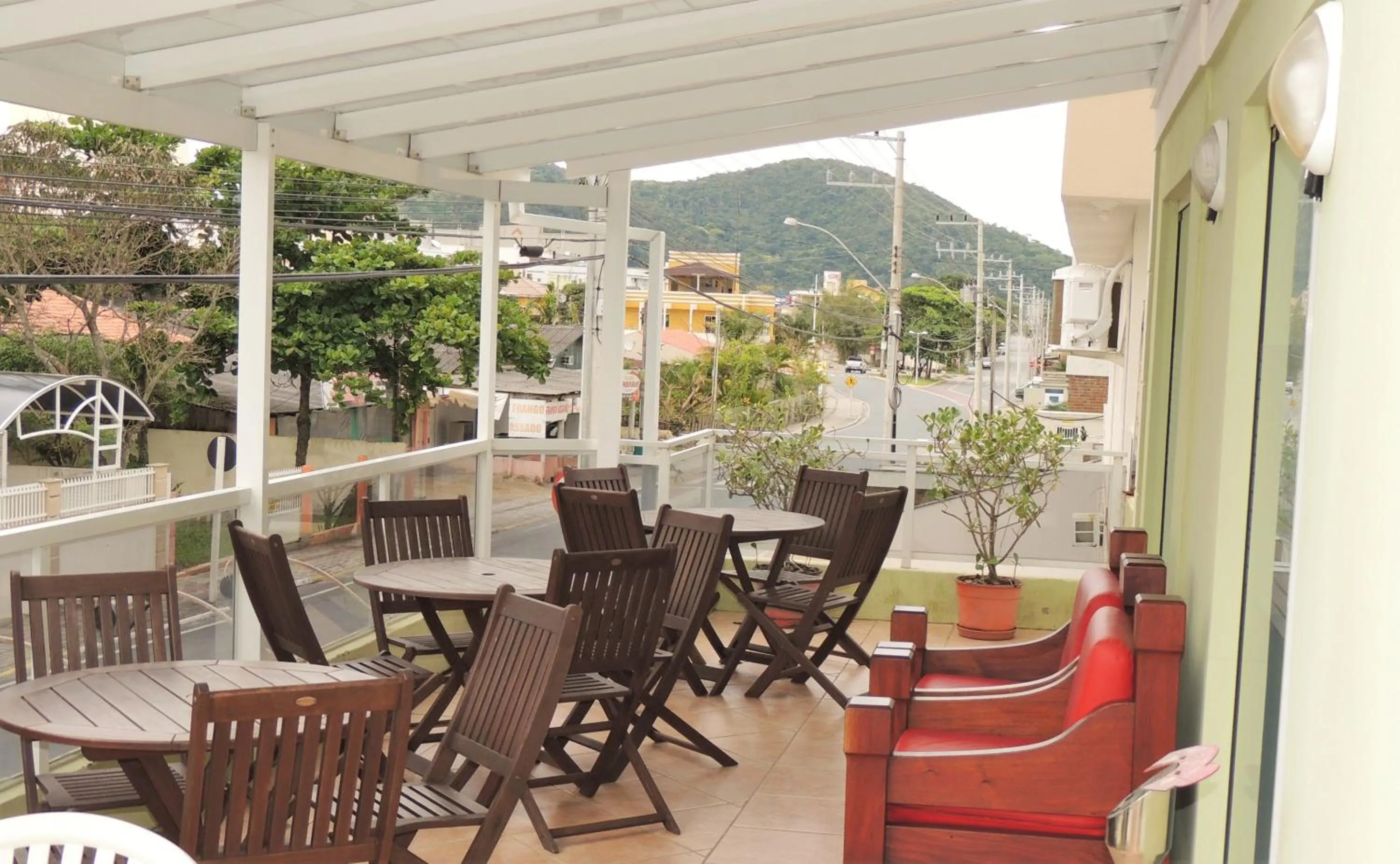 Balcony/Terrace in Pousada Bomar Bombinhas