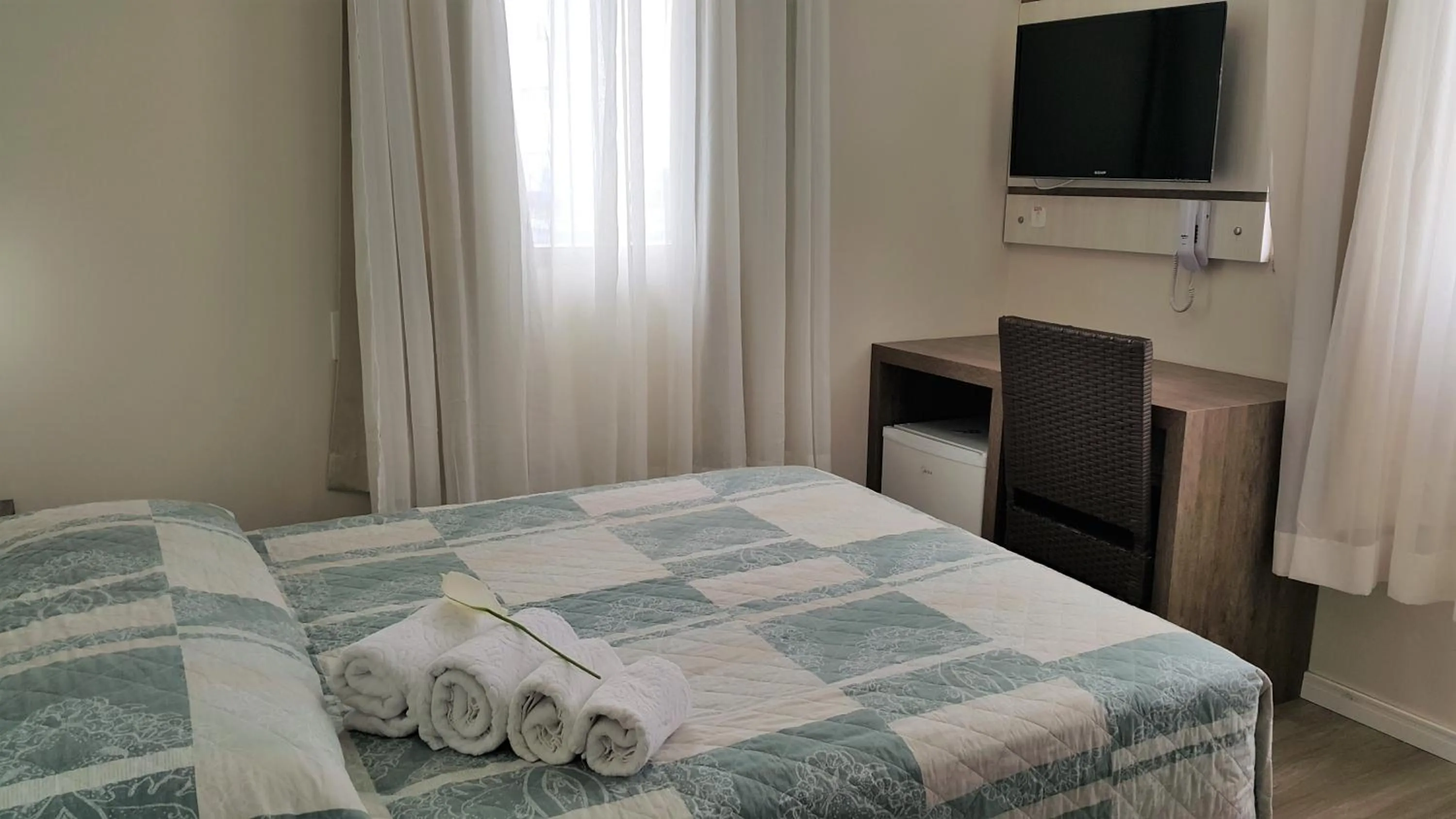 Bedroom, Bed in Pousada Bomar Bombinhas