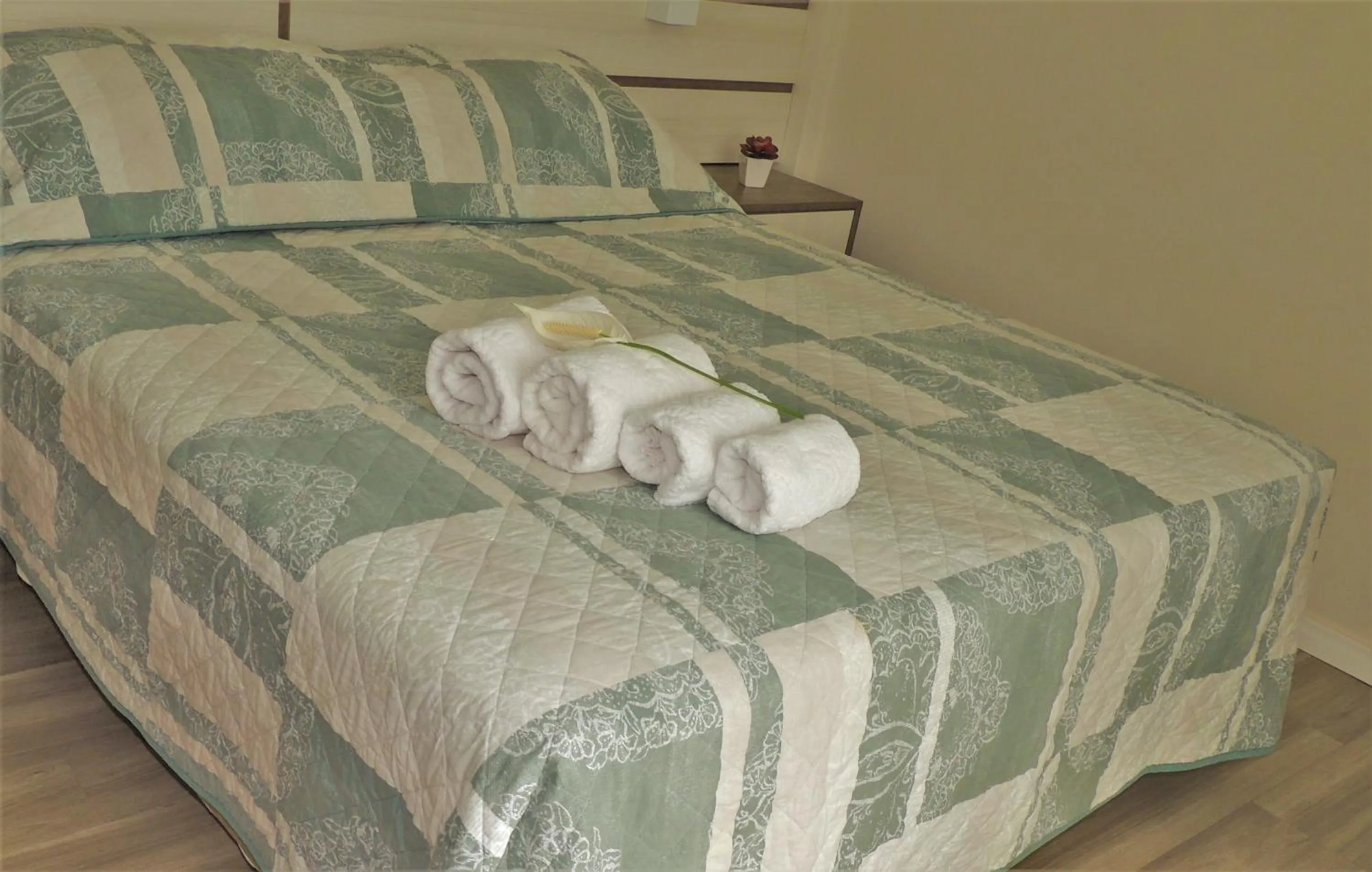 Bed in Pousada Bomar Bombinhas