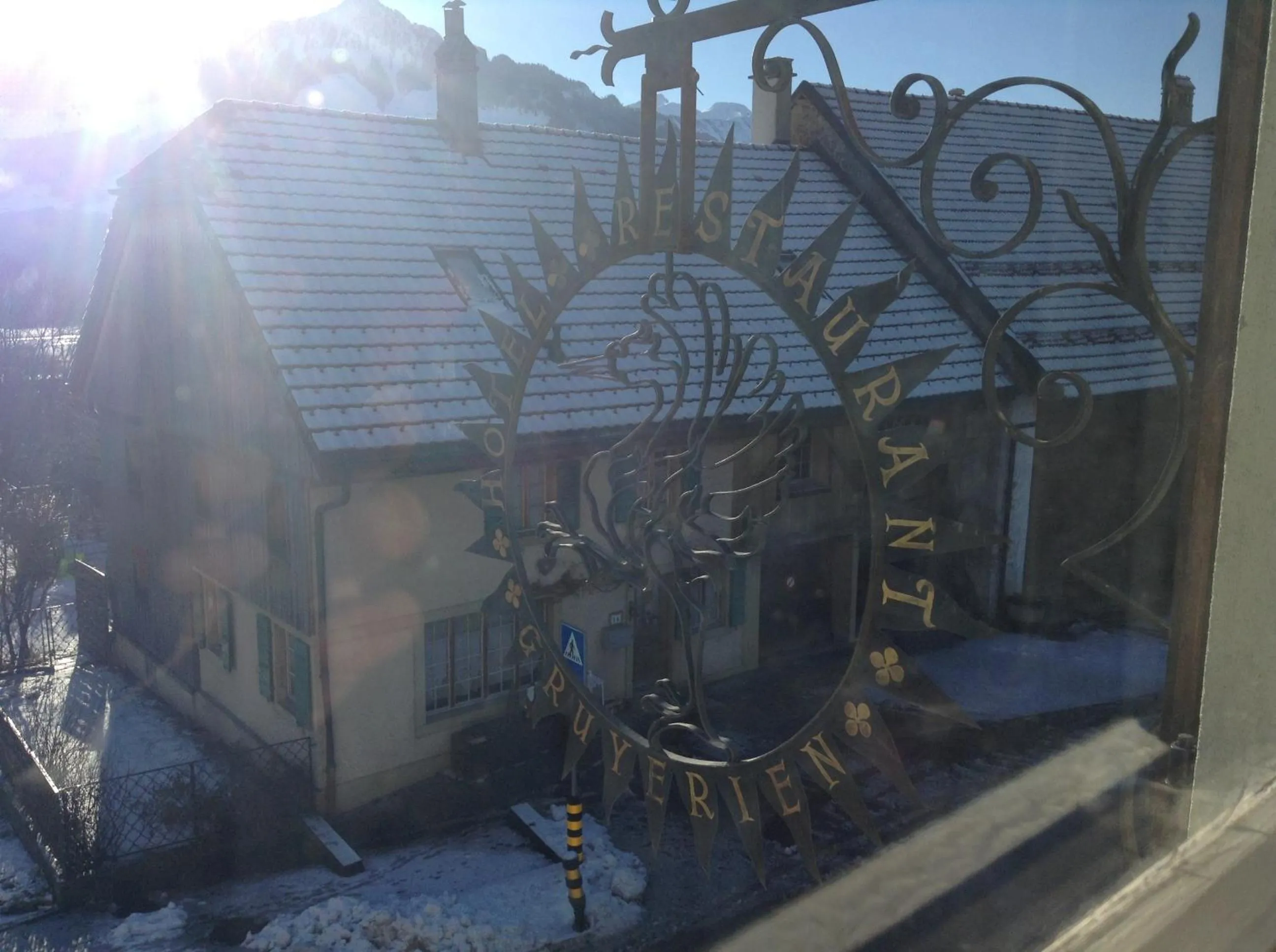 View (from property/room) in Hôtel Restaurant le Gruyérien