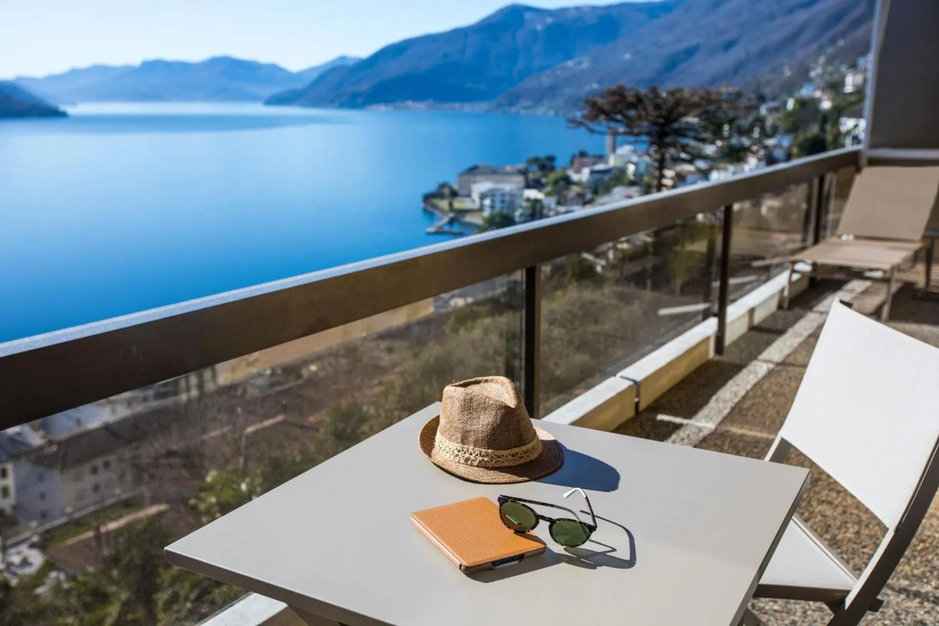 Balcony/Terrace in Parkhotel Brenscino Brissago