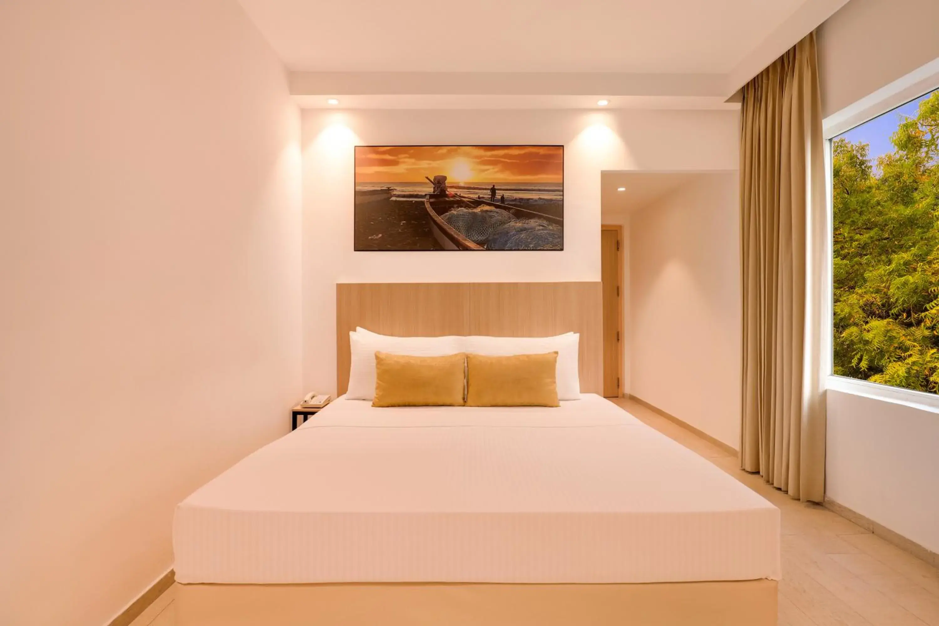 Bed in Keys Prima by Lemon Tree Hotels, Katti-Ma, Chennai Bed in Keys Prima by Lemon Tree Hotels, Katti-Ma, Chennai