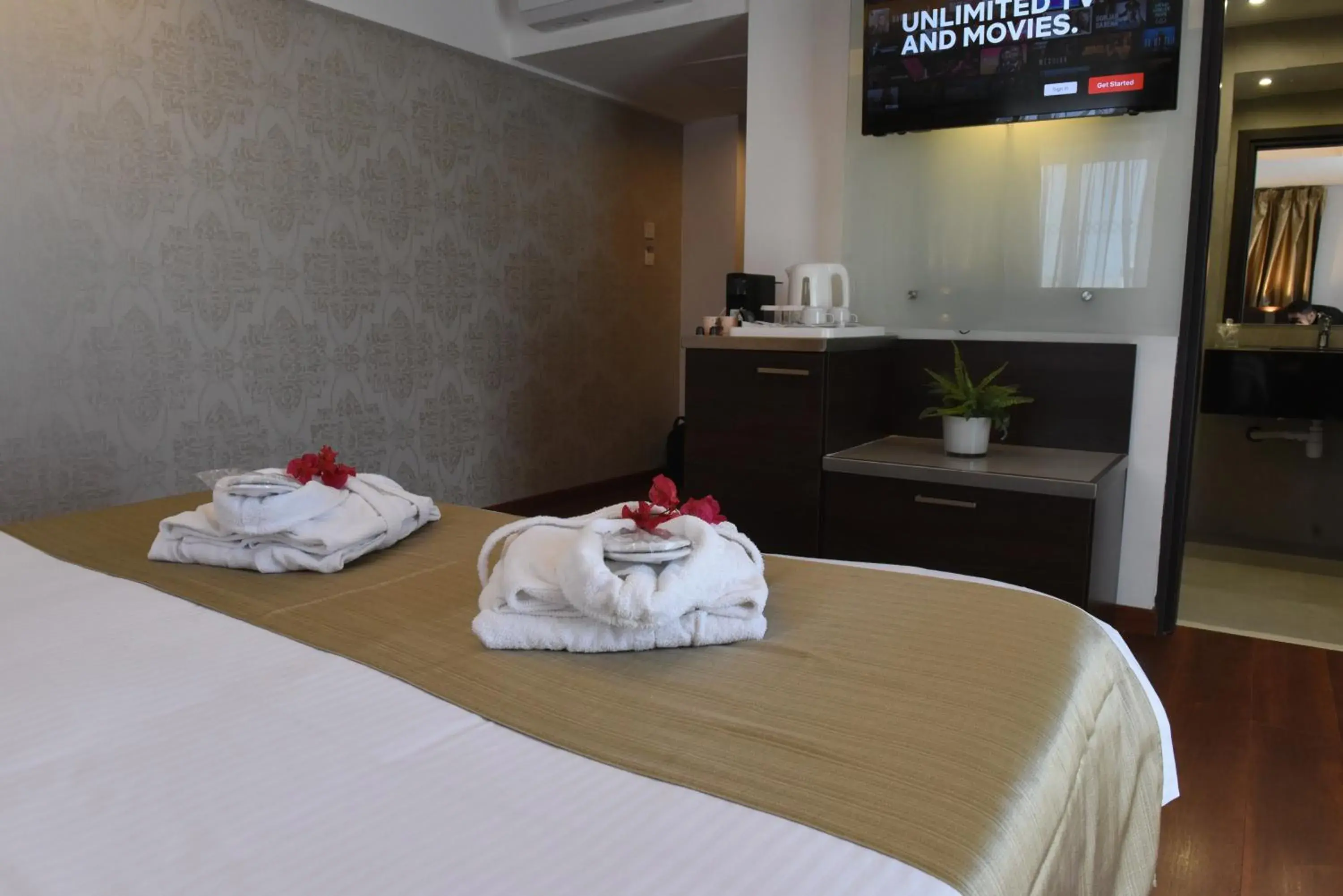 Bed in Amorgos Boutique Hotel Bed in Amorgos Boutique Hotel