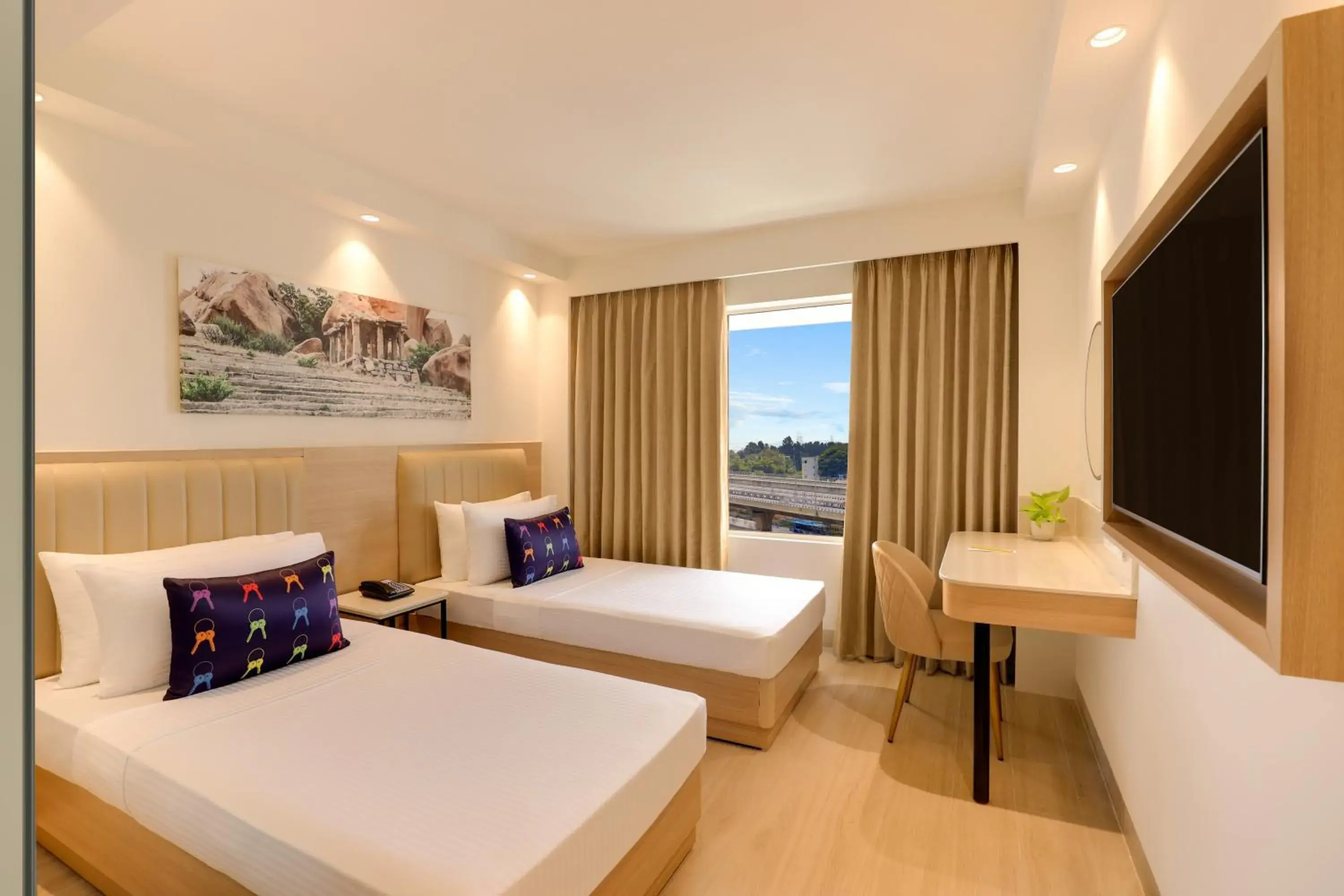 Bed in Keys Select by Lemon Tree Hotels, Hosur Road, Bengaluru Bed in Keys Select by Lemon Tree Hotels, Hosur Road, Bengaluru