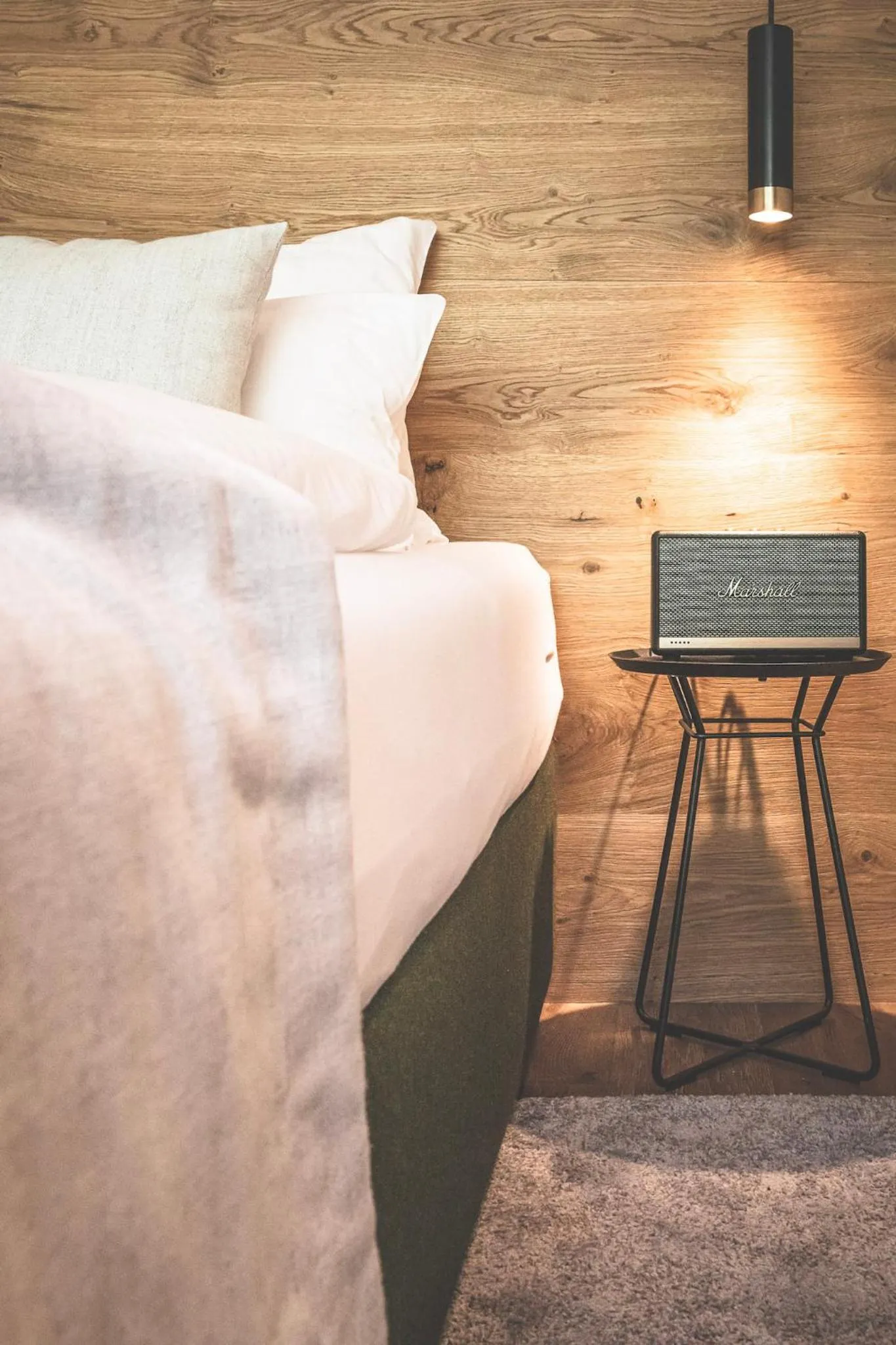 Decorative detail, Bed in Hotel & Appartements Alpenresidenz Viktoria