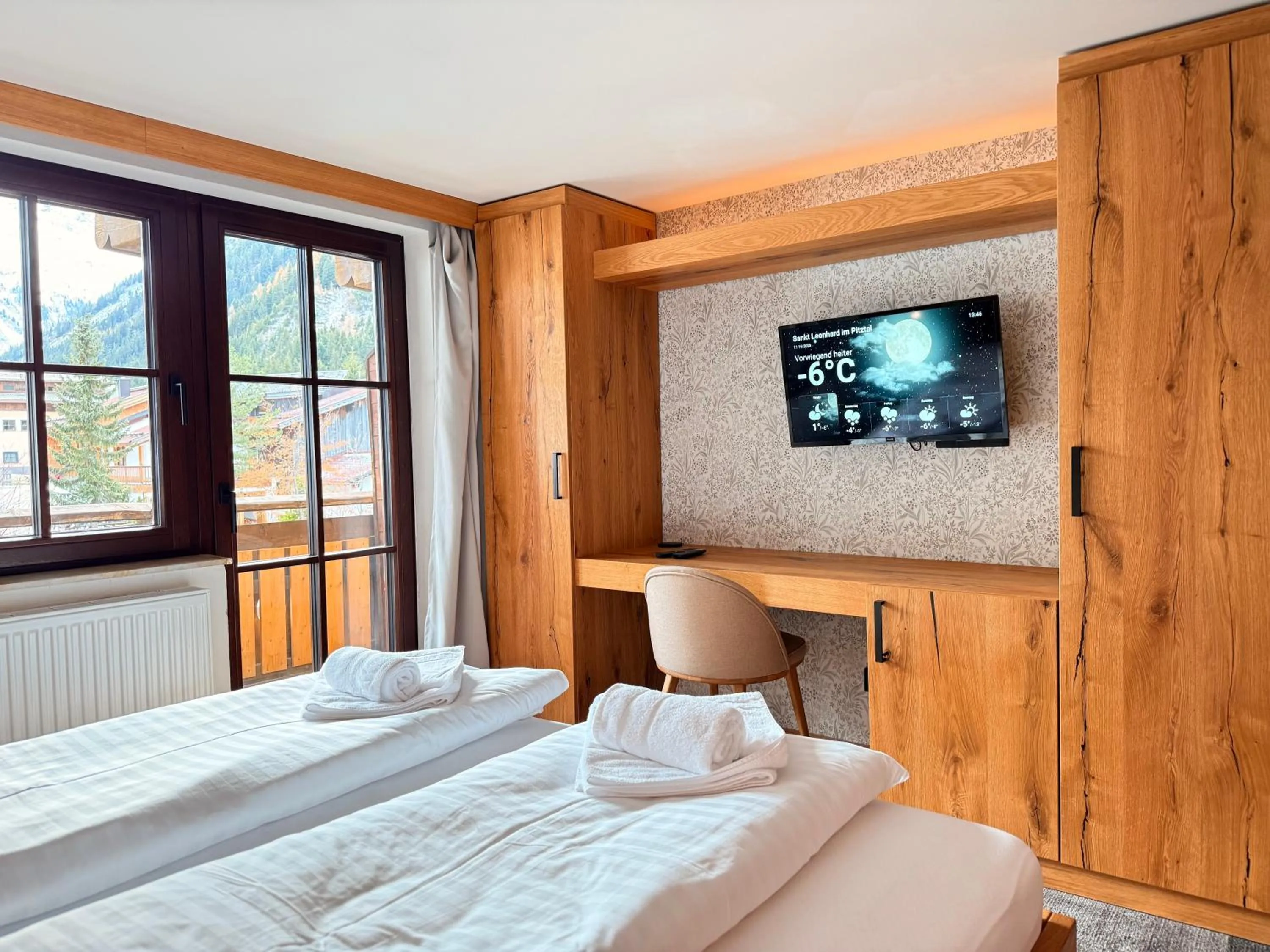 Bed in Tieflehner Hof Pitztalhaus Hotel