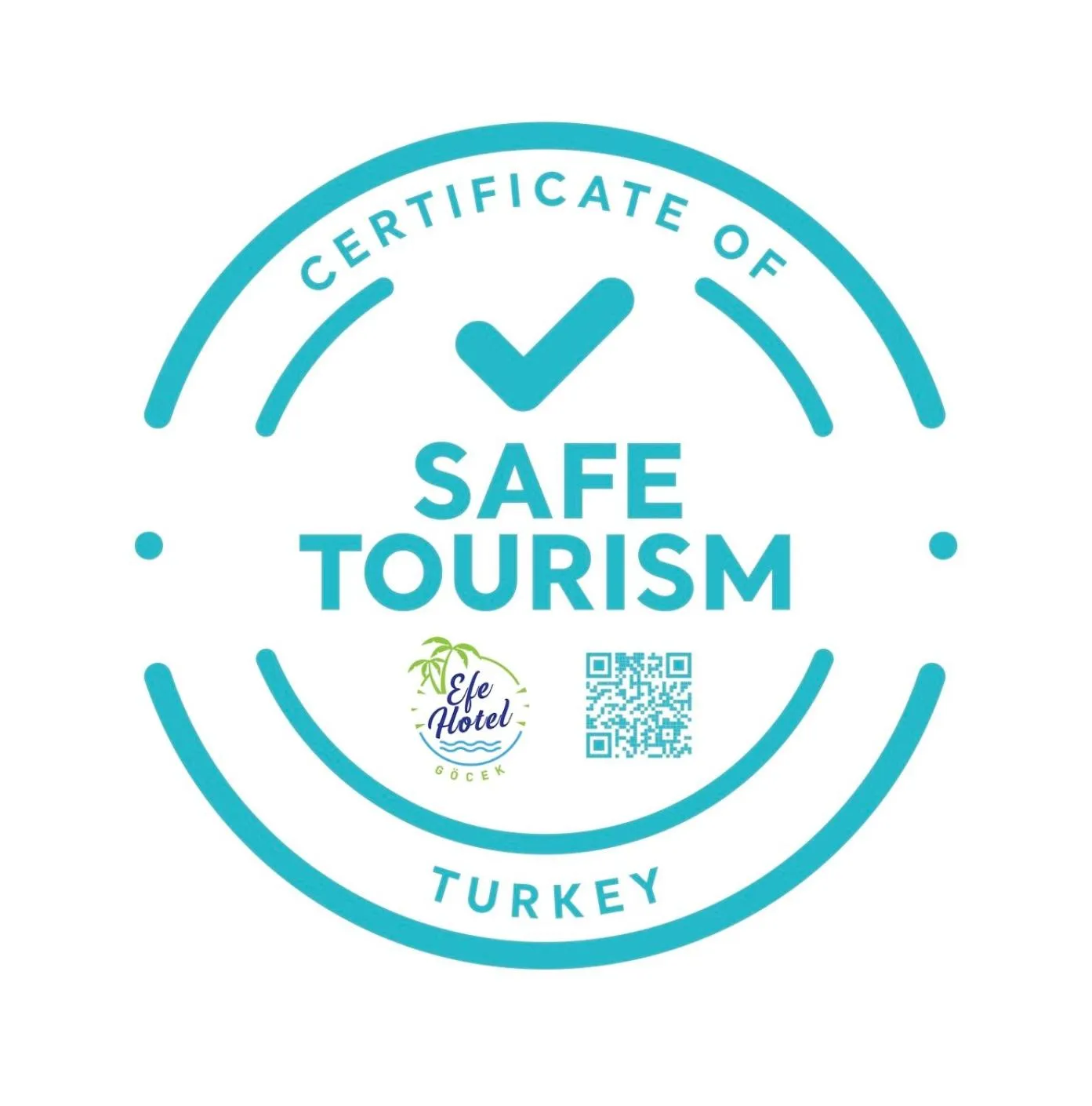 Logo/Certificate/Sign in Efe Hotel Gocek