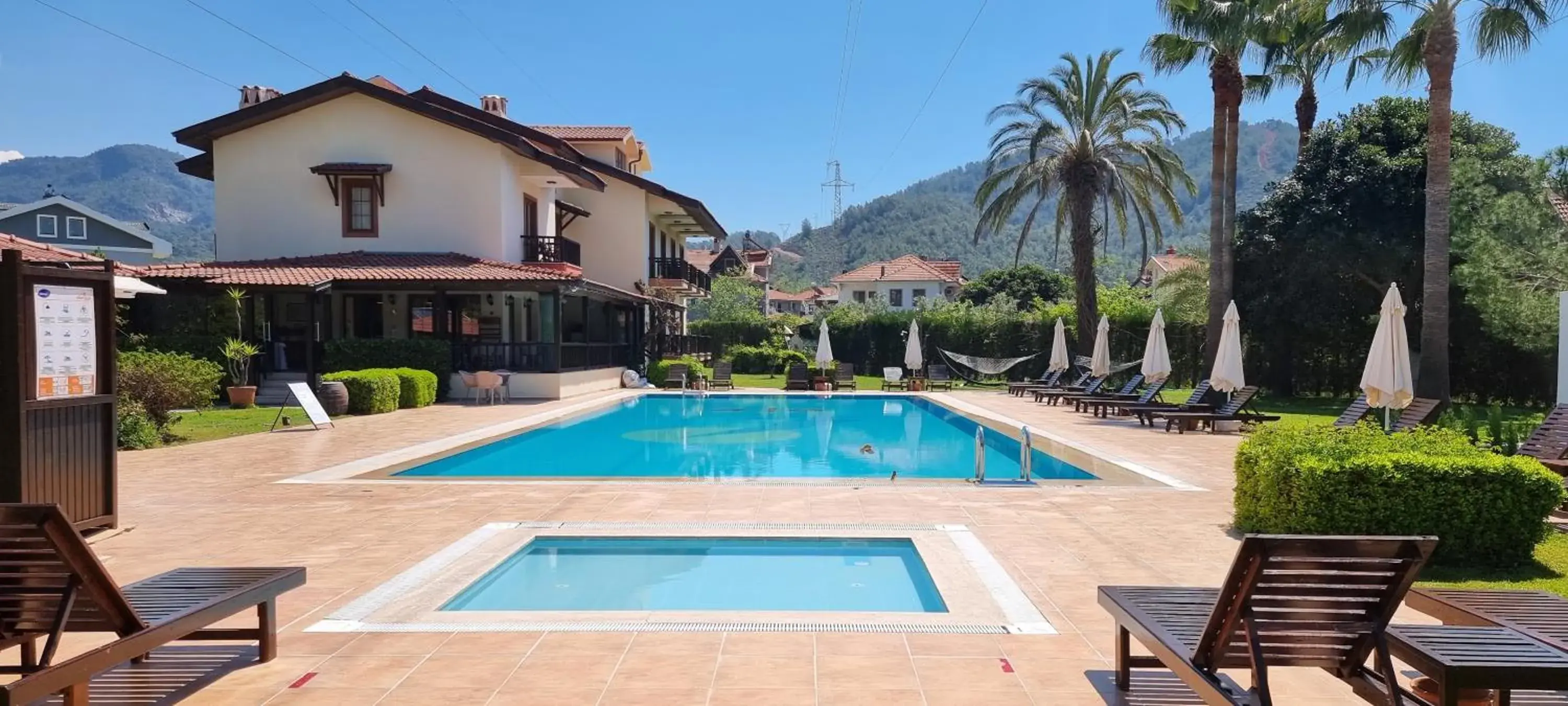 Swimming pool in Efe Hotel Gocek Swimming pool in Efe Hotel Gocek