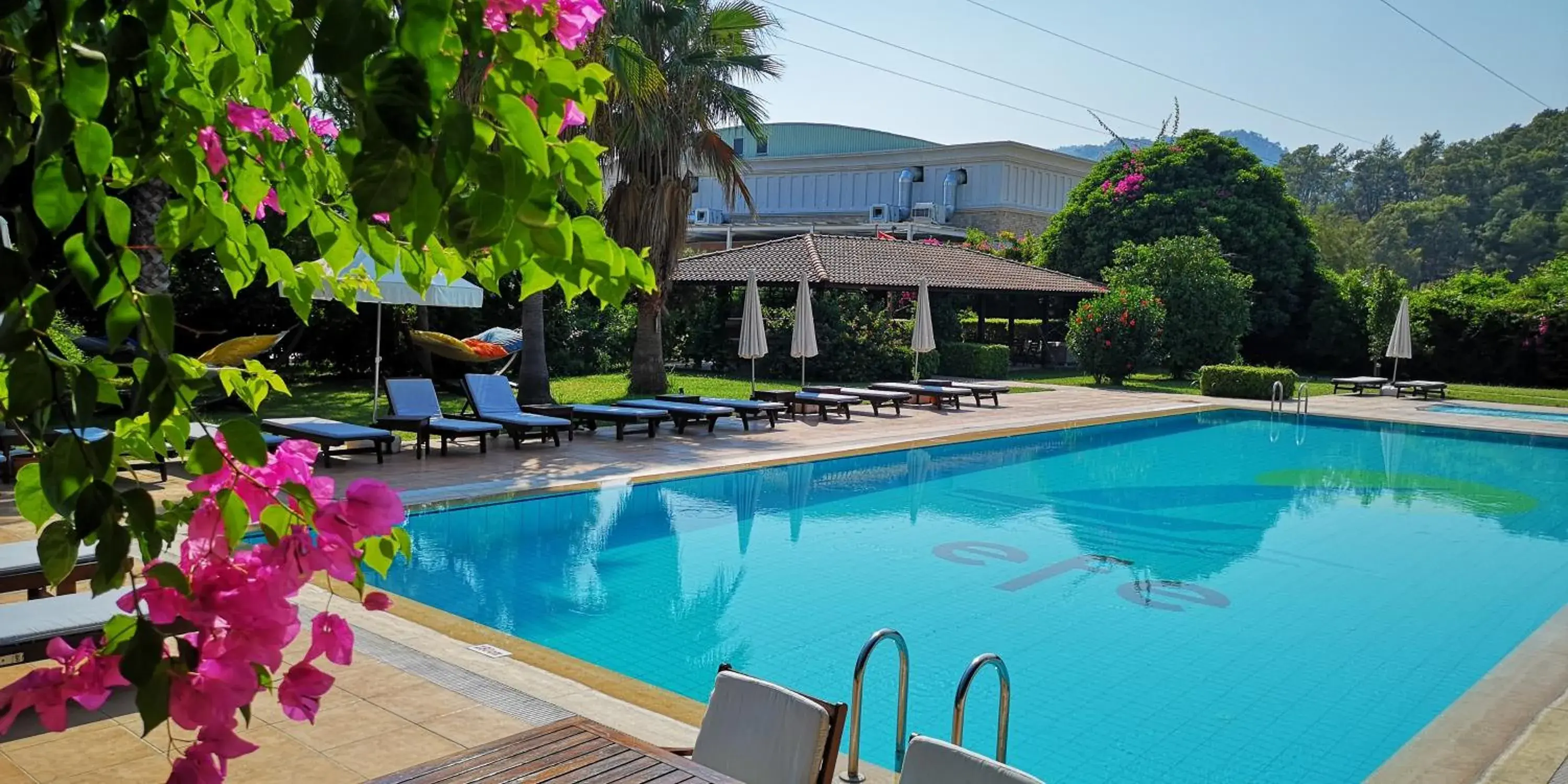 Garden view in Efe Hotel Gocek Garden view in Efe Hotel Gocek