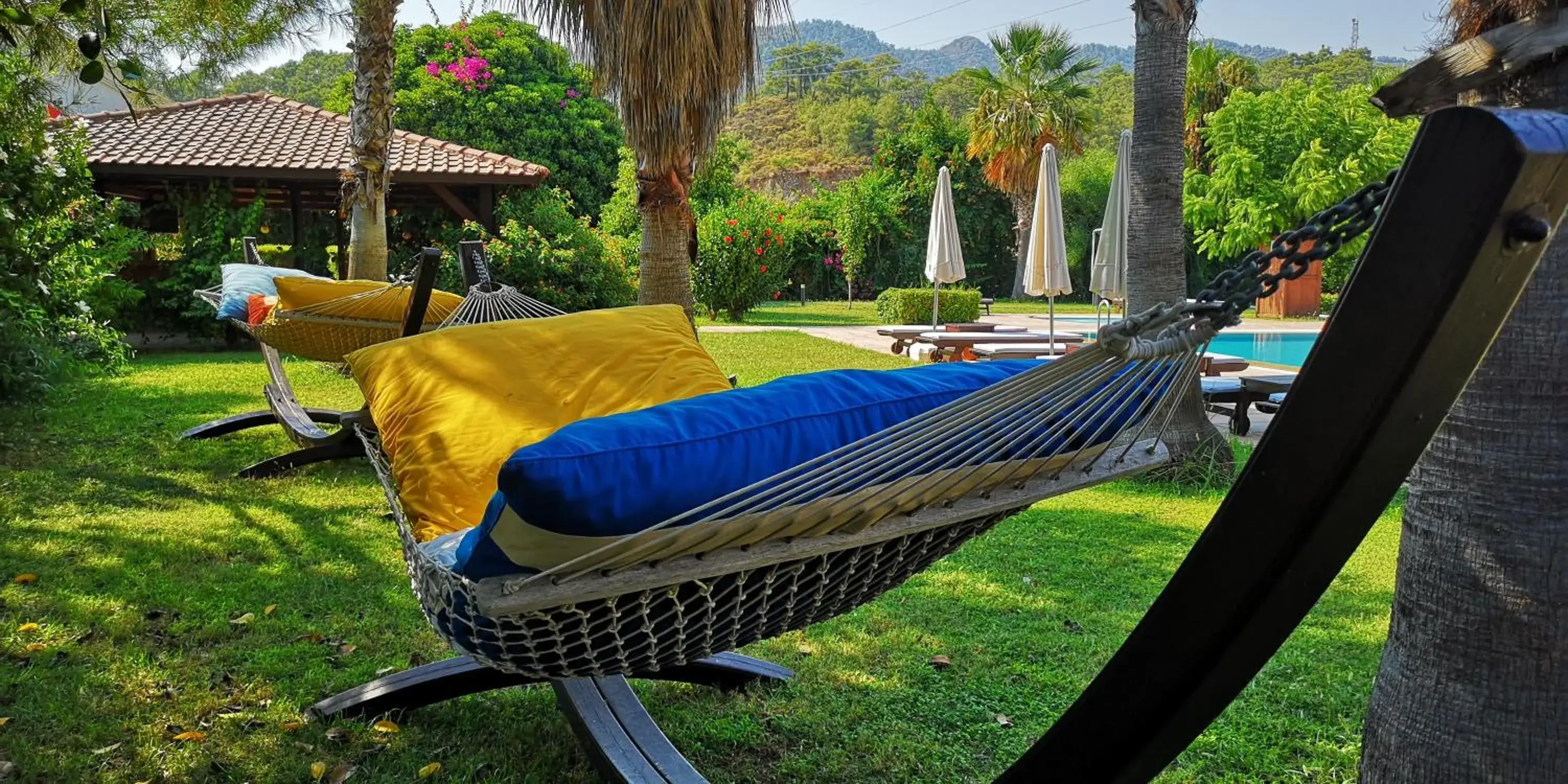 Garden view in Efe Hotel Gocek Garden view in Efe Hotel Gocek