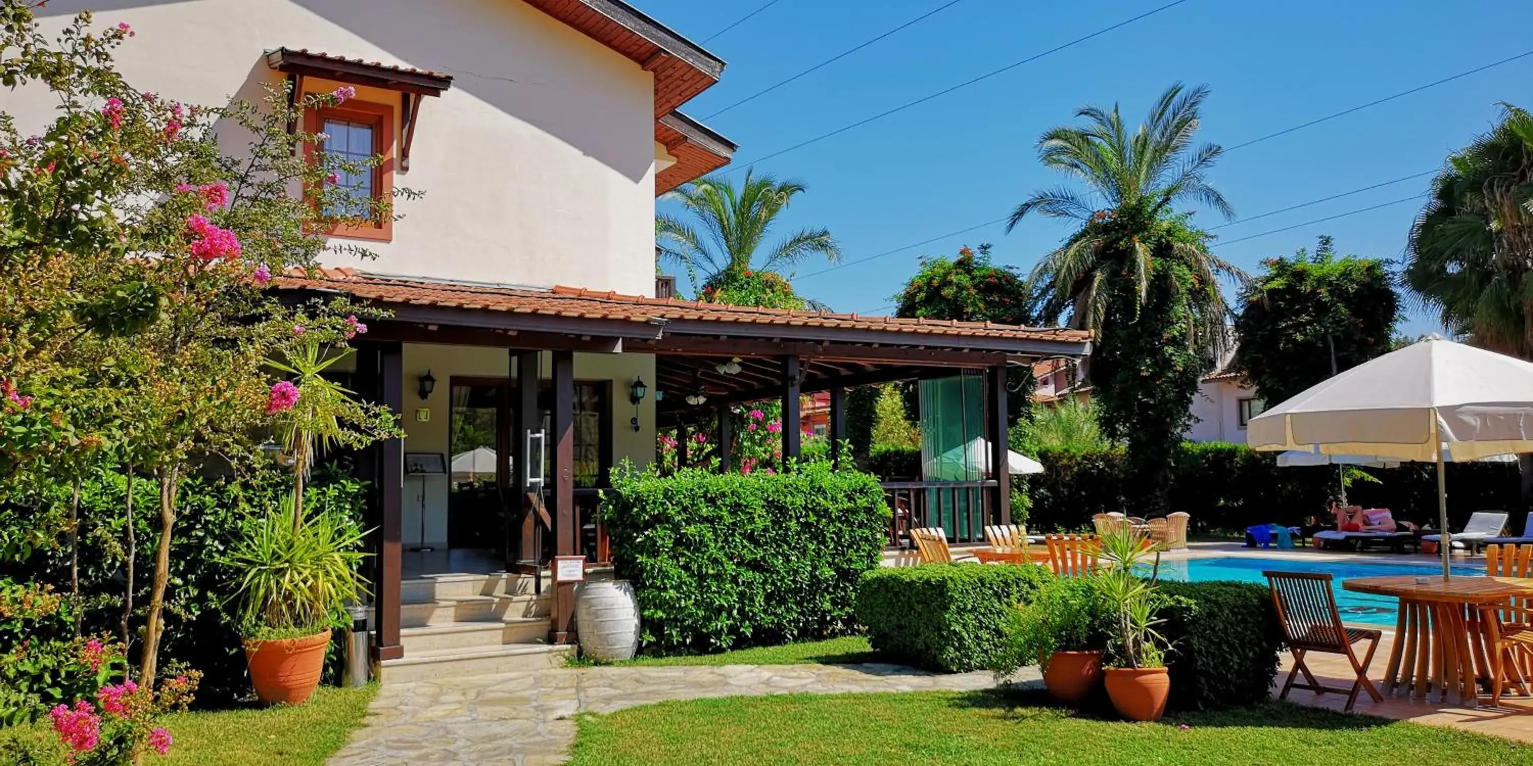 Property building in Efe Hotel Gocek Property building in Efe Hotel Gocek