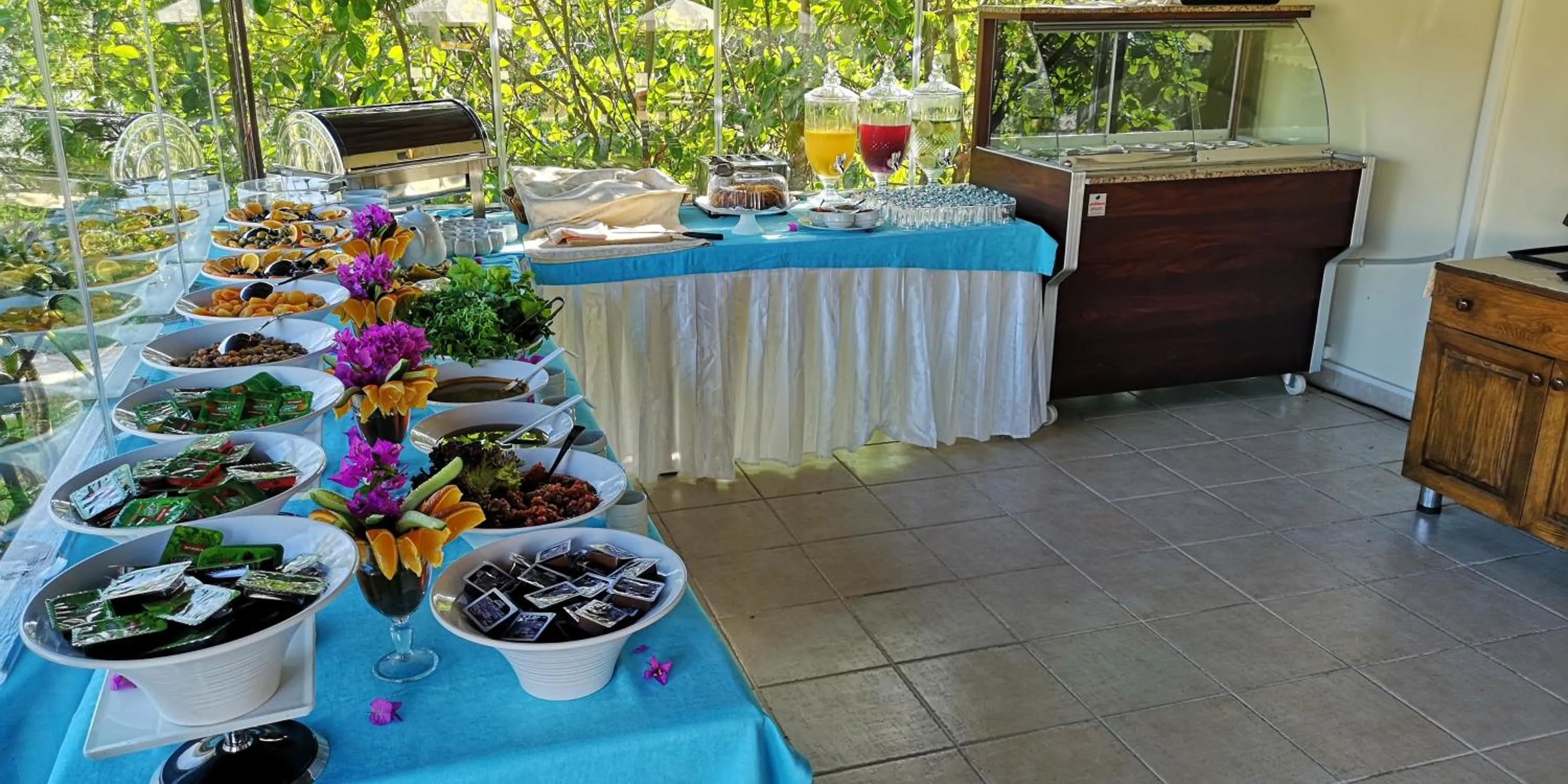 Buffet breakfast in Efe Hotel Gocek