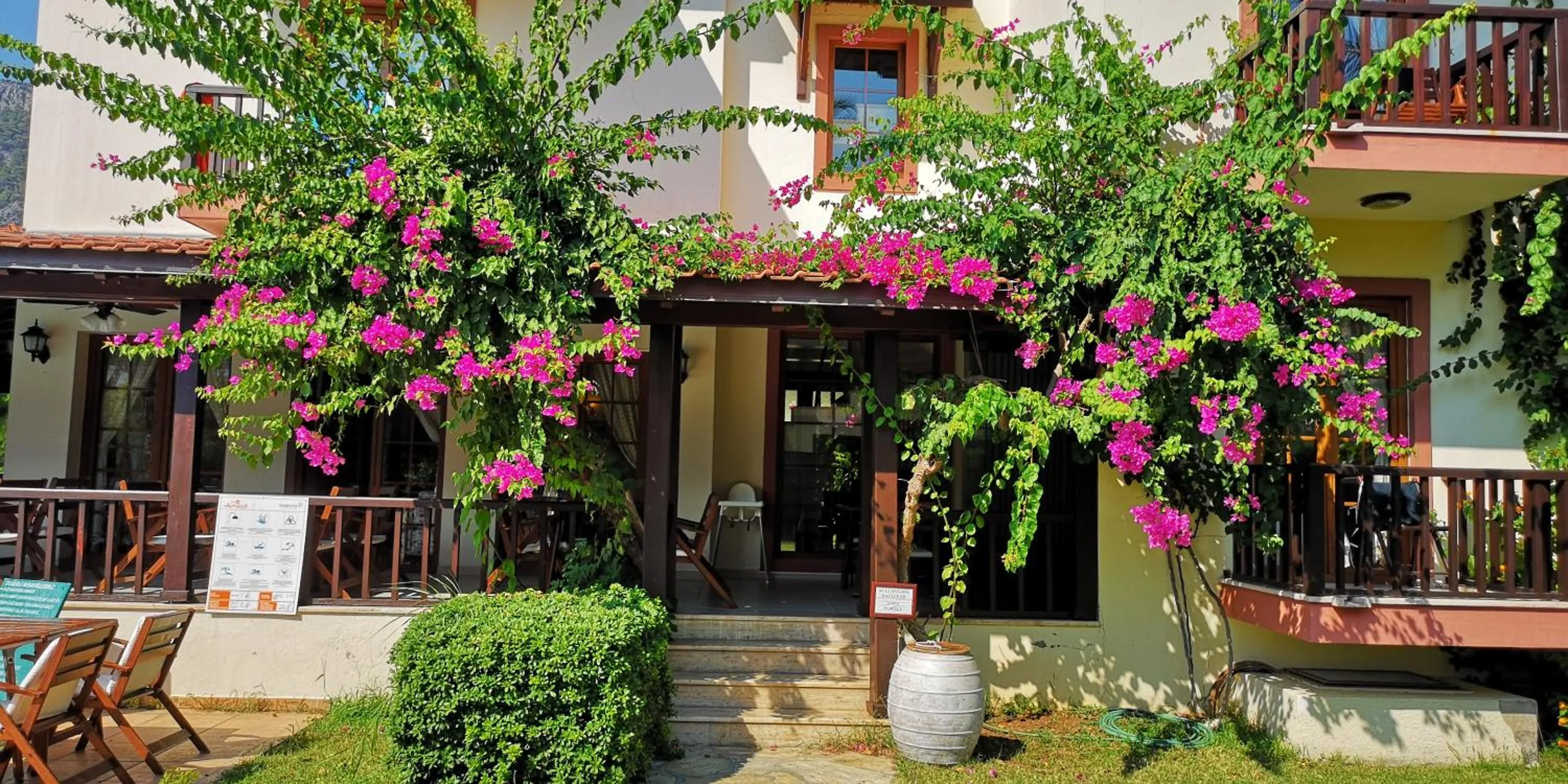 Garden view in Efe Hotel Gocek