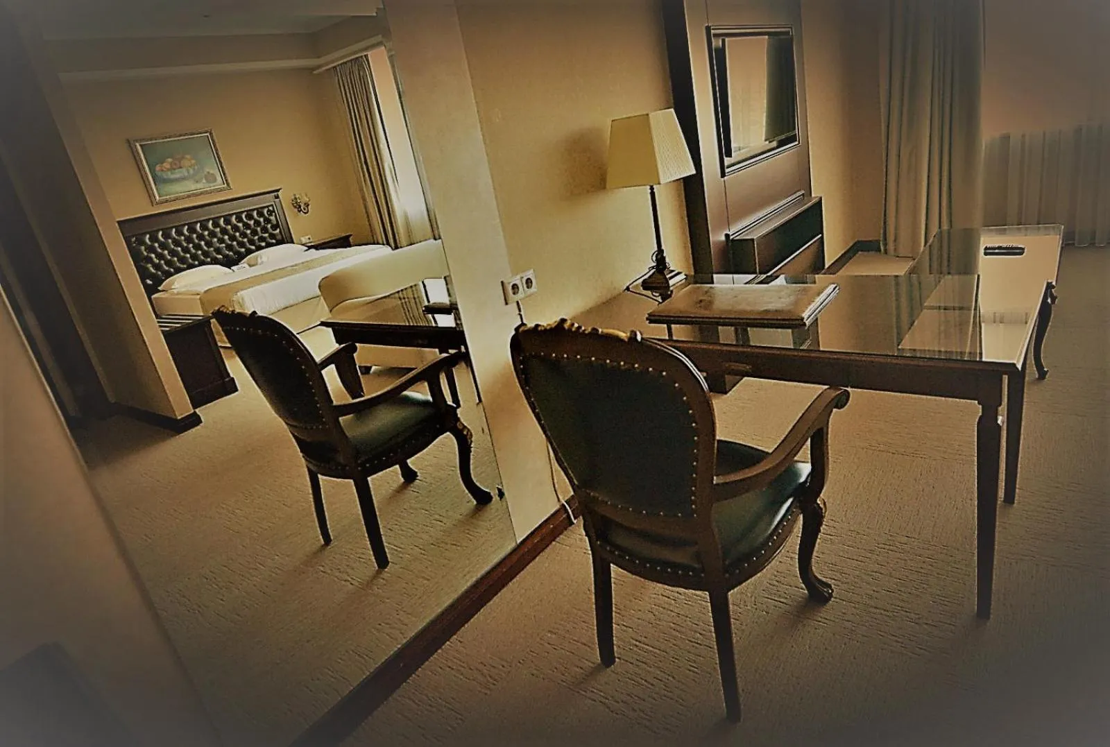 Seating area, Bed in Hotel Monec