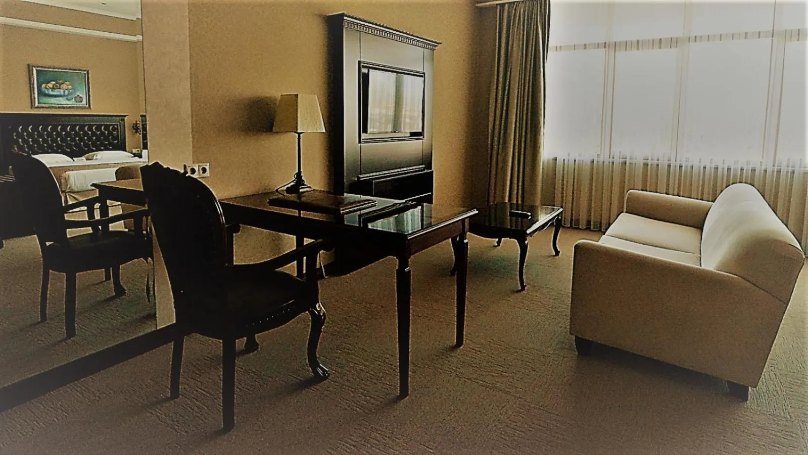 Seating area in Hotel Monec