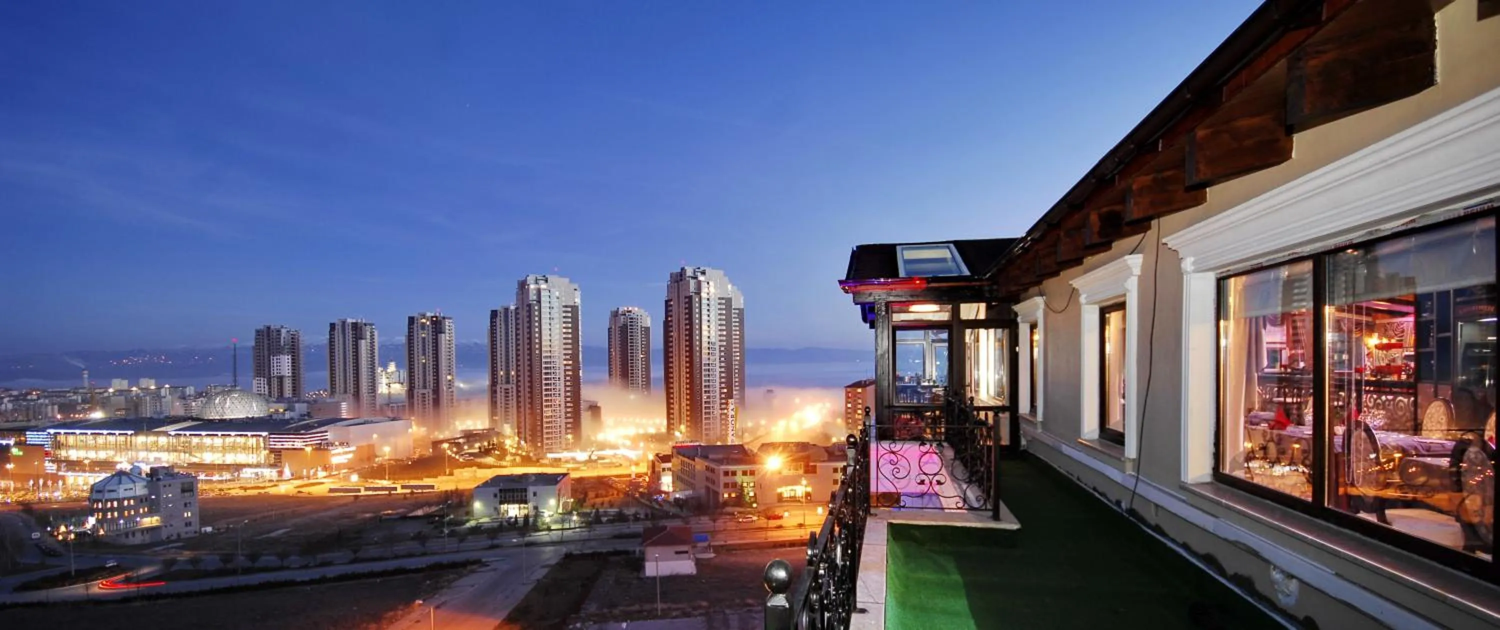 City view in Hotel Monec