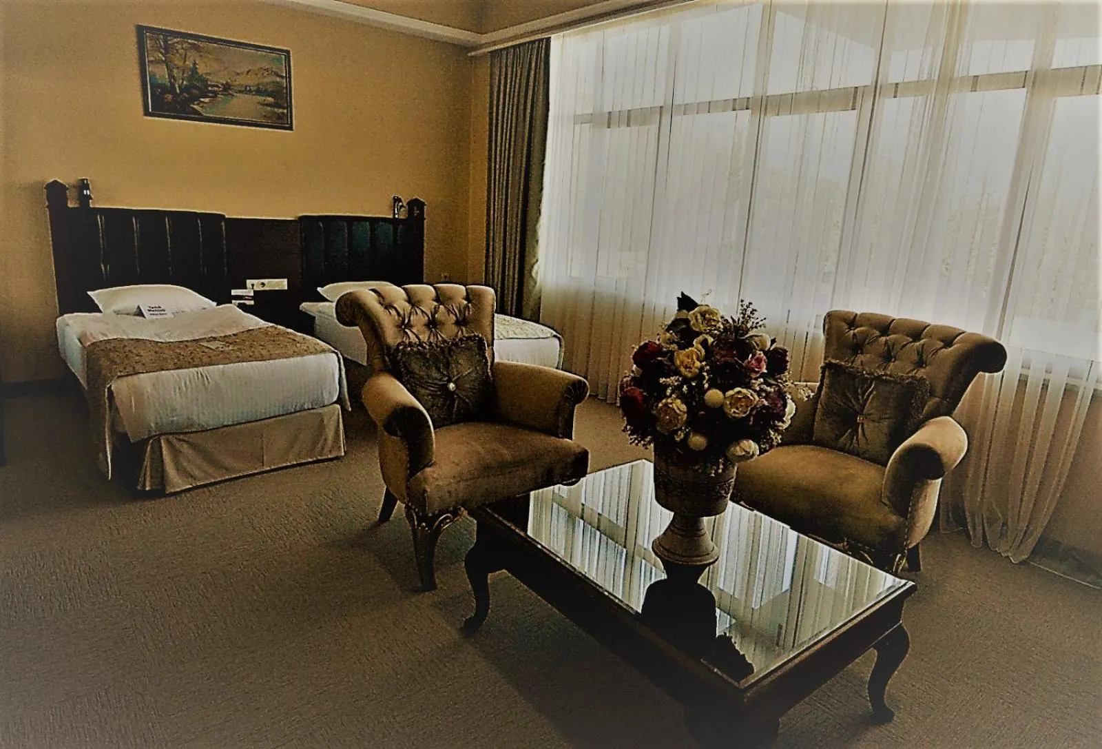 Living room, Bed in Hotel Monec