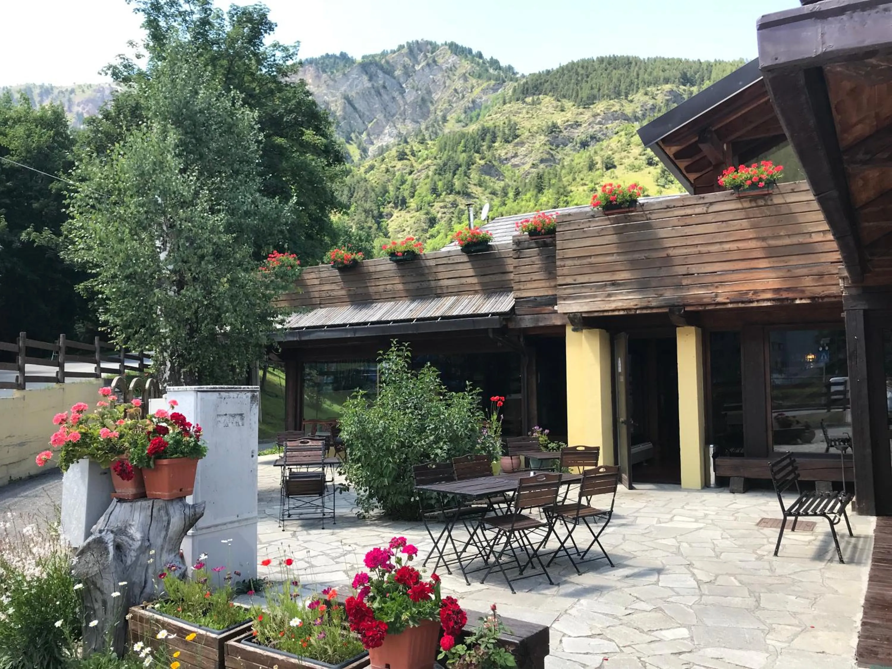 Garden view in Hotel Cà Fiore