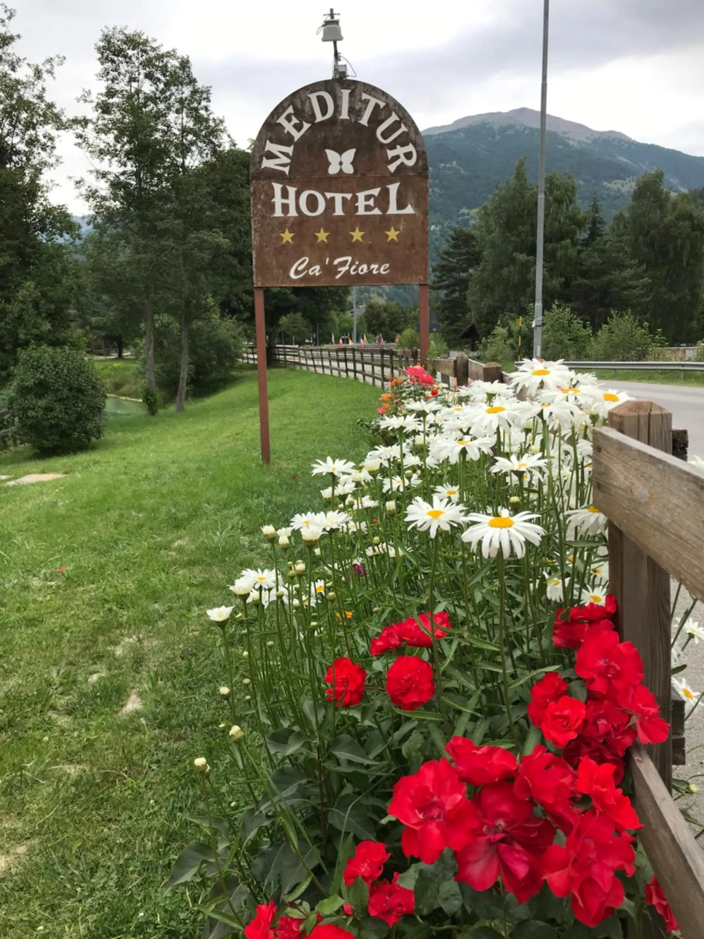 Garden view in Hotel Cà Fiore