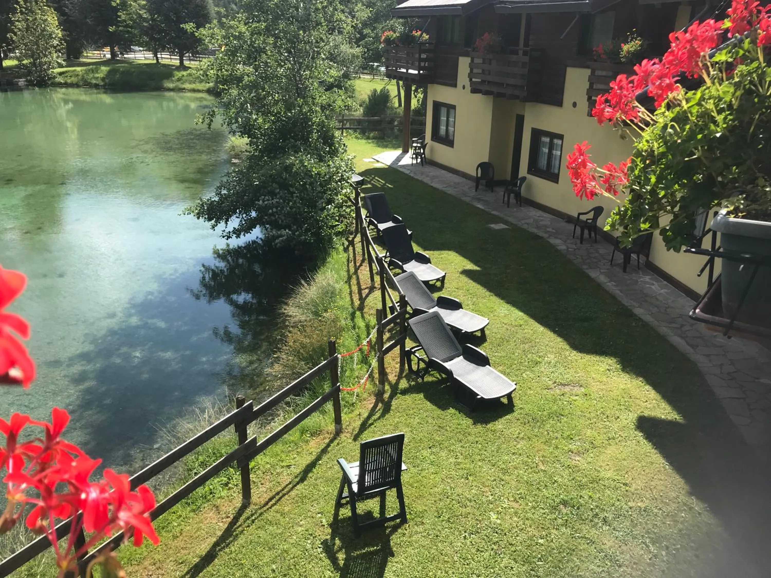 Garden view in Hotel Cà Fiore