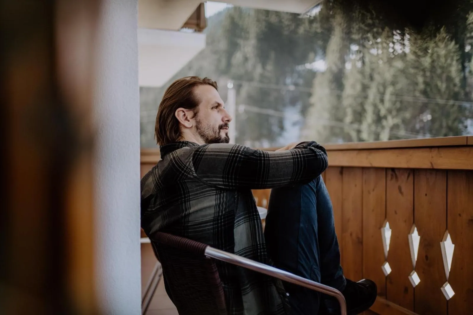 Mountain view in Hotel Sonnegg