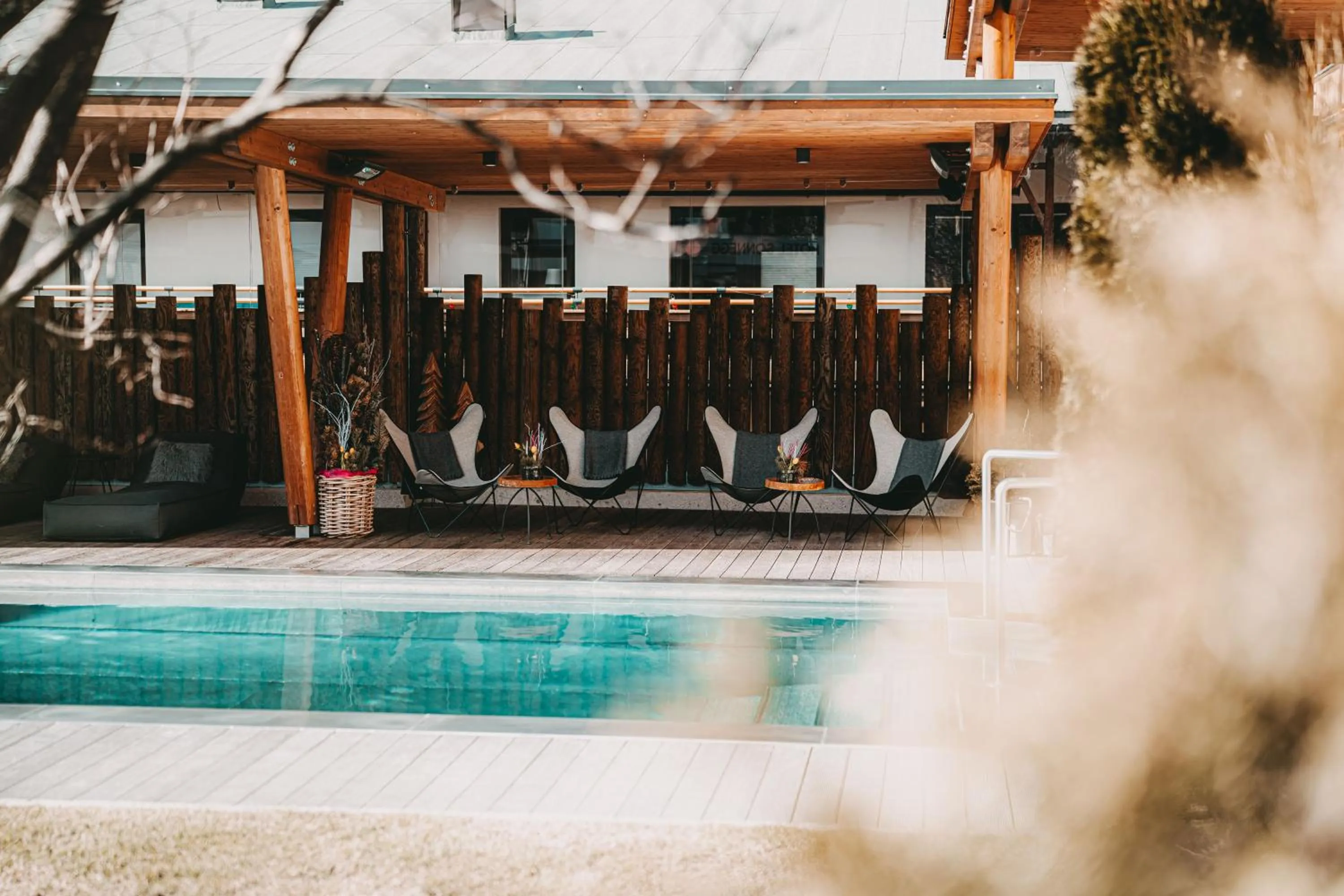 Swimming pool in Hotel Sonnegg