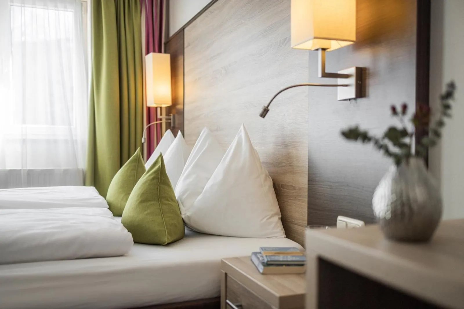 Bed in Hotel Sonnegg