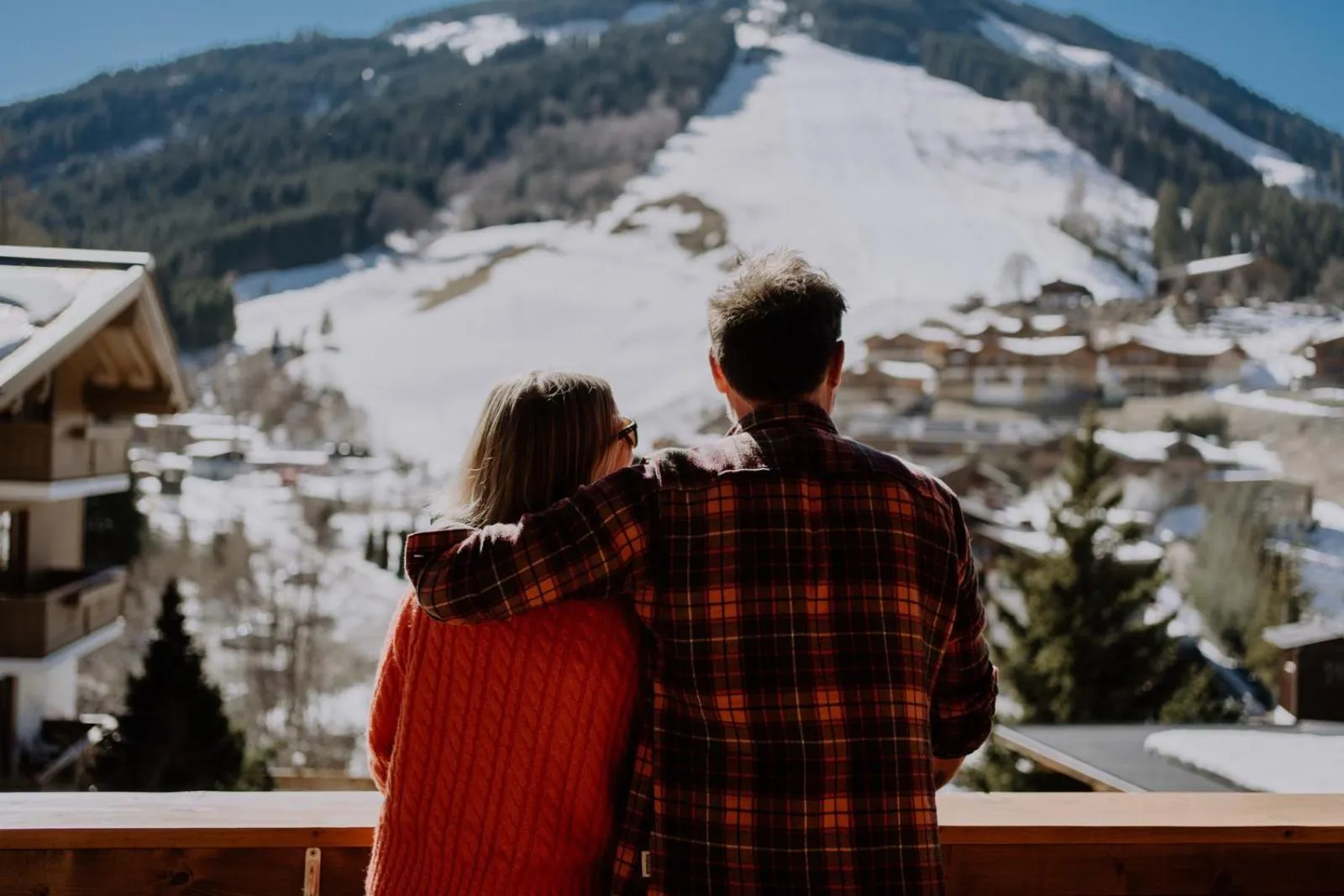 Pool view in Hotel Sonnegg