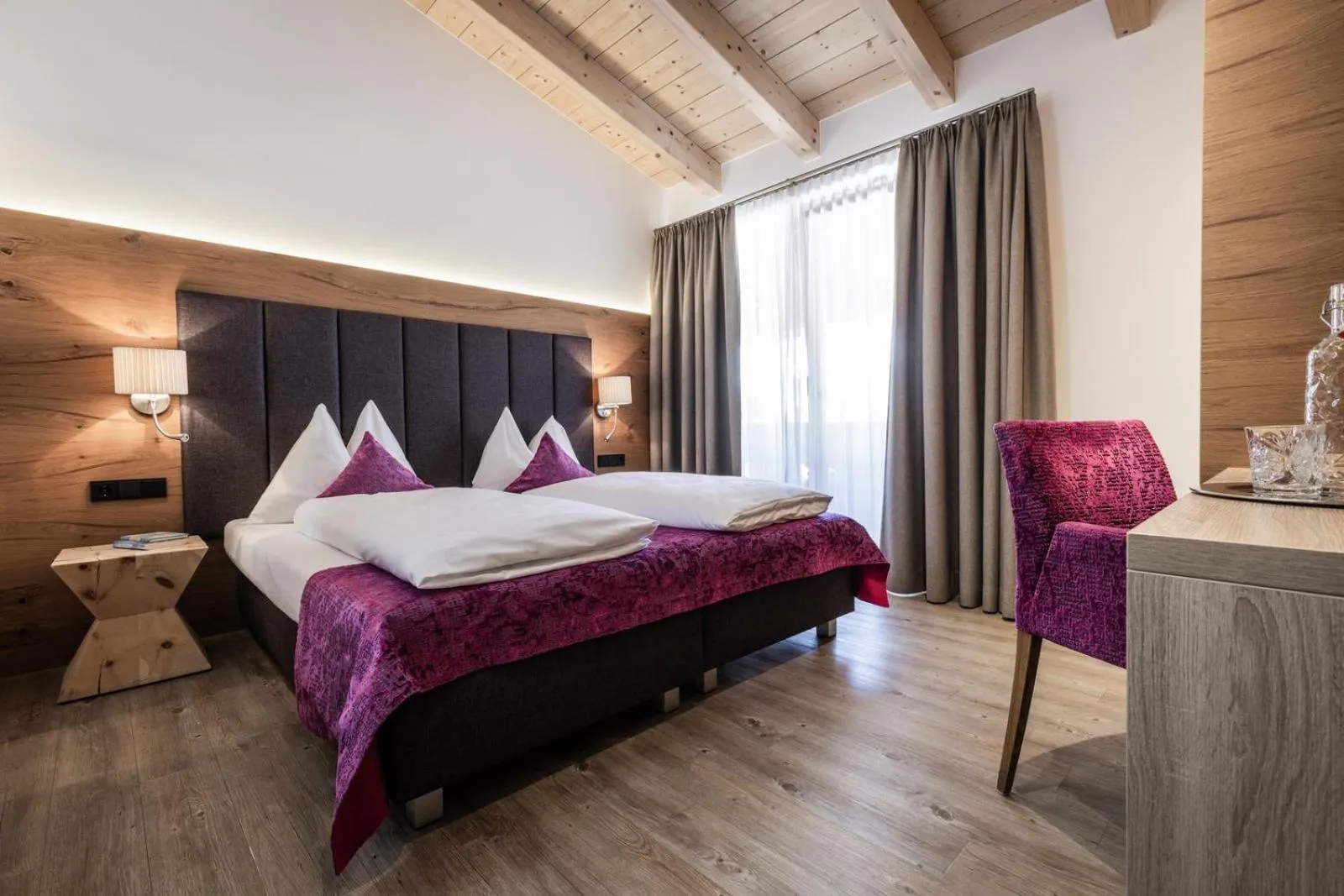 Bed in Hotel Sonnegg