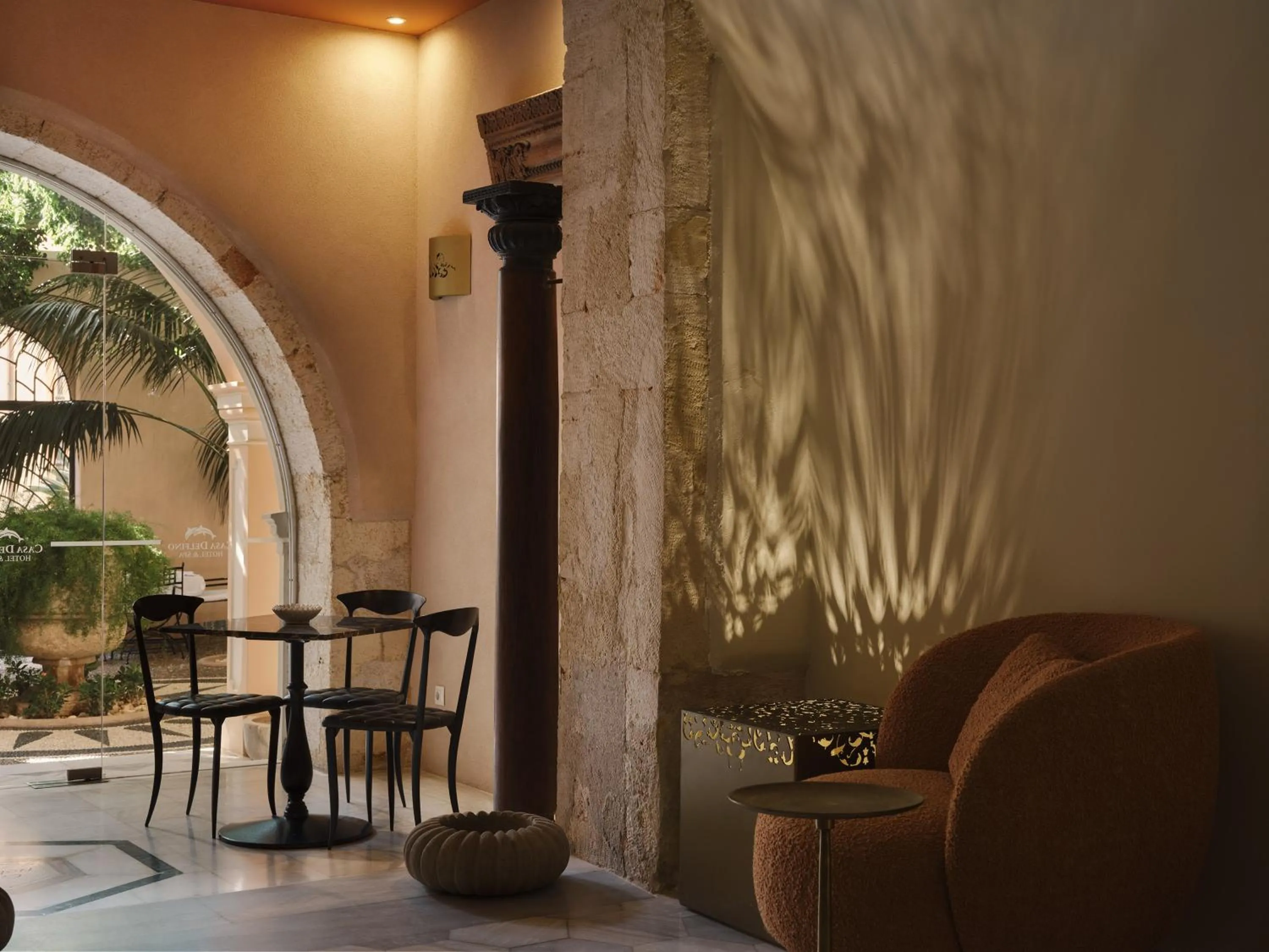 Seating area in Casa Delfino Hotel & Spa