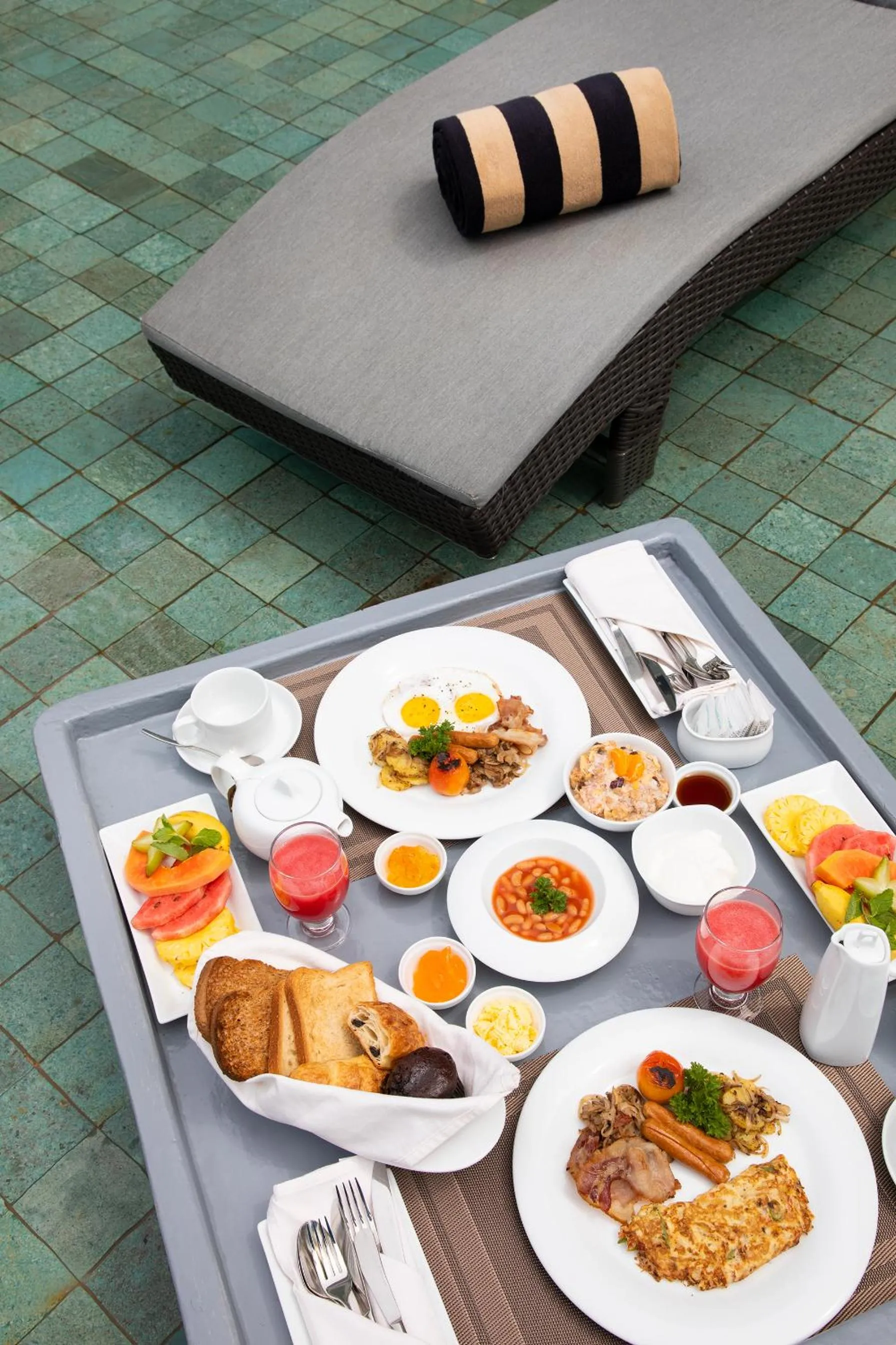 American breakfast in The Habitat Kosgoda by Asia Leisure