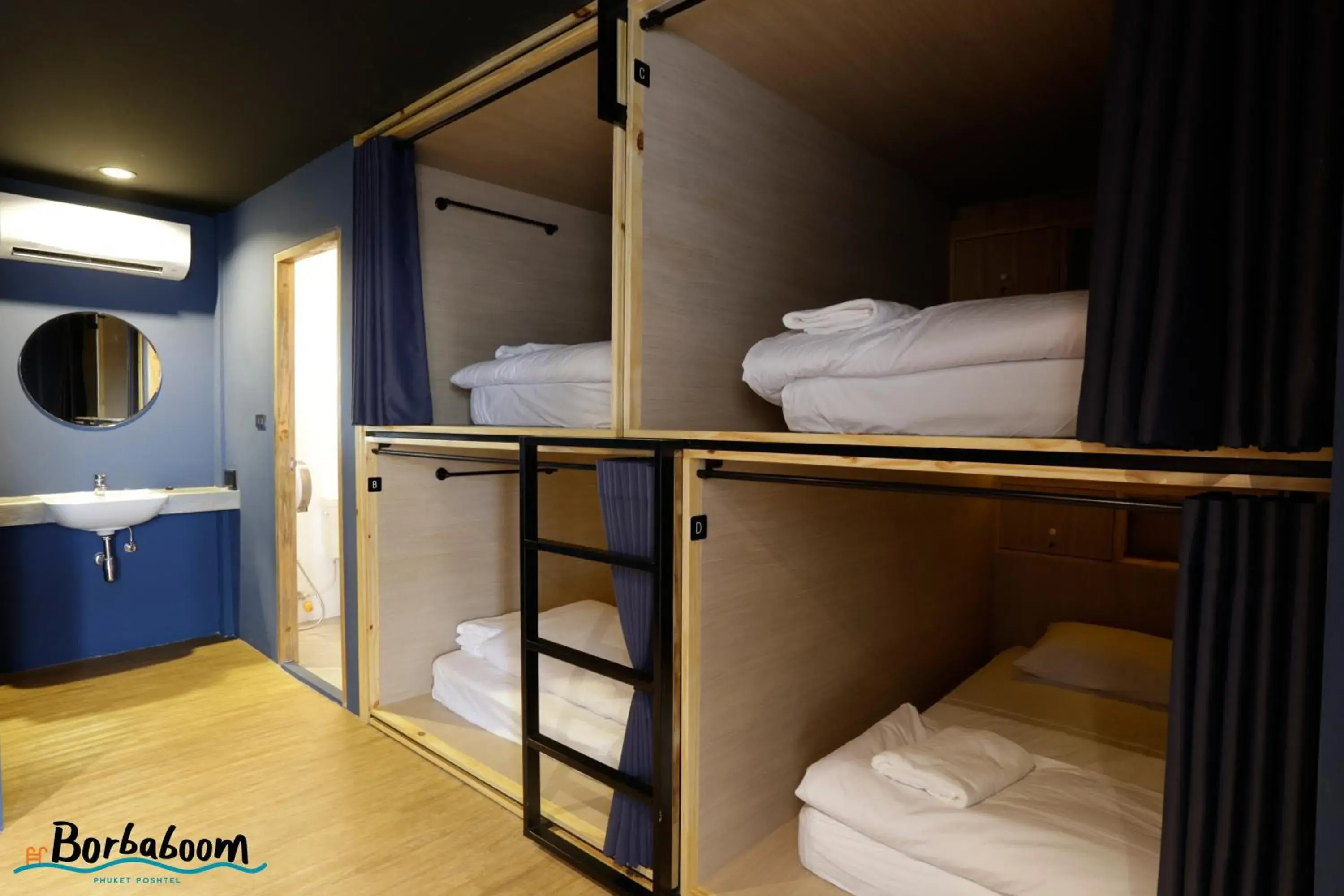 bunk bed, Bed in Borbaboom Phuket Poshtel & Hostel bunk bed, Bed in Borbaboom Phuket Poshtel & Hostel