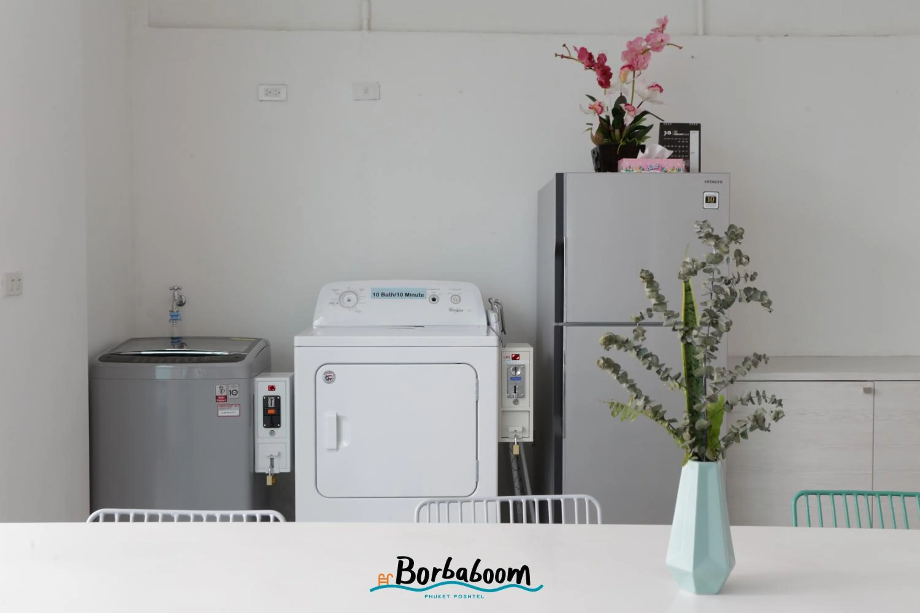 laundry in Borbaboom Phuket Poshtel & Hostel